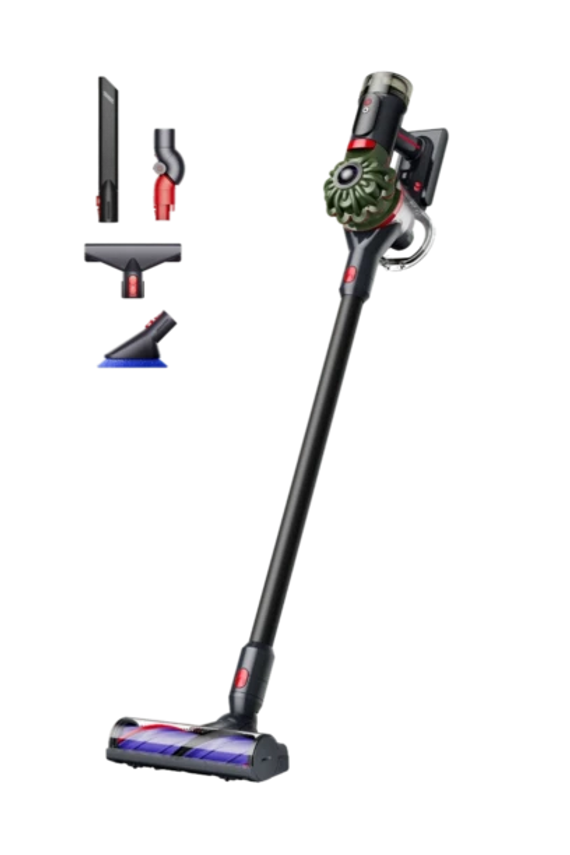 Steelstofzuiger V8 Cyclone + Kit voor reiniging meubels