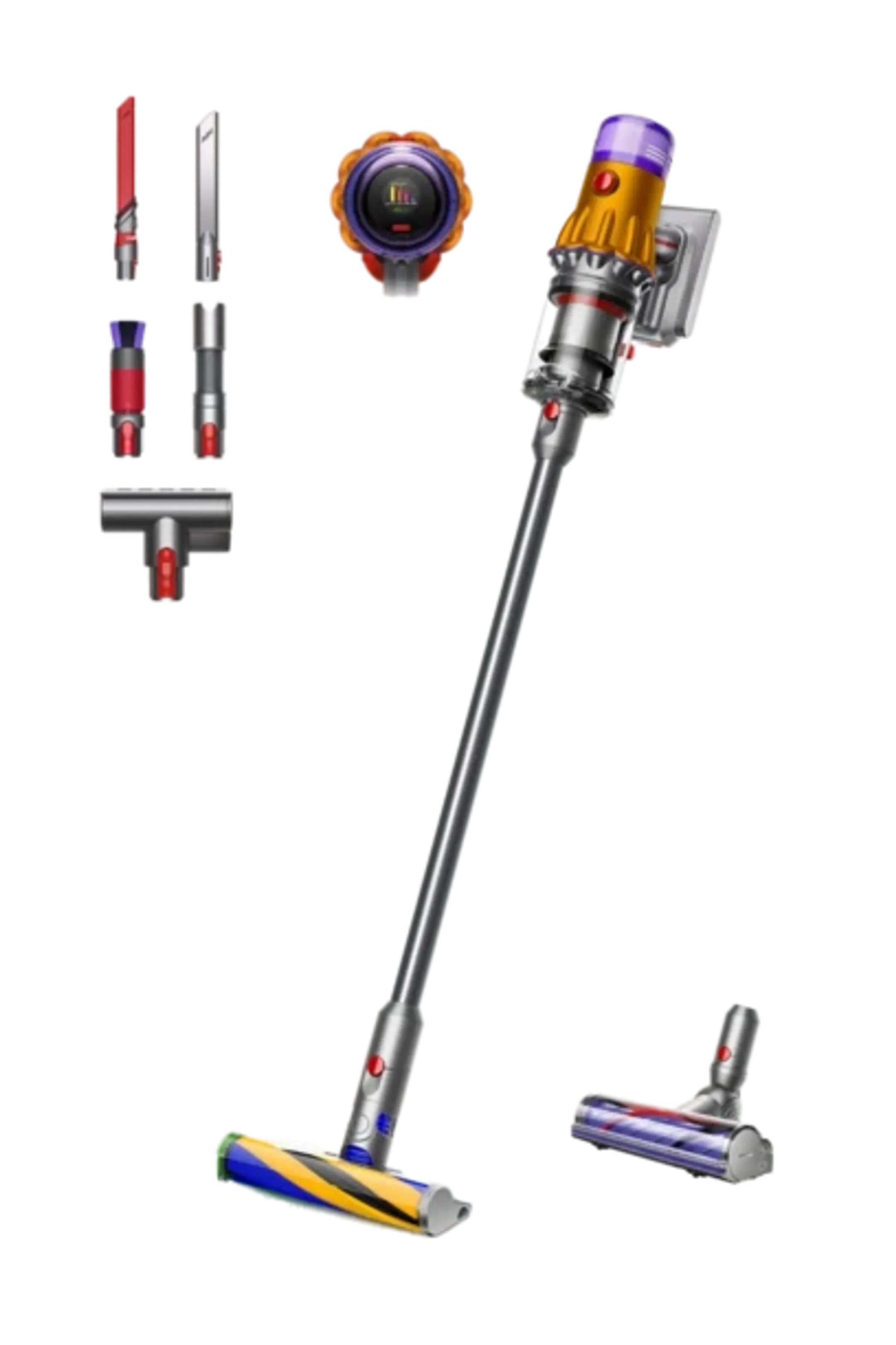 Steelstofzuiger V12 Detect Slim + Kit voor precisie reiniging