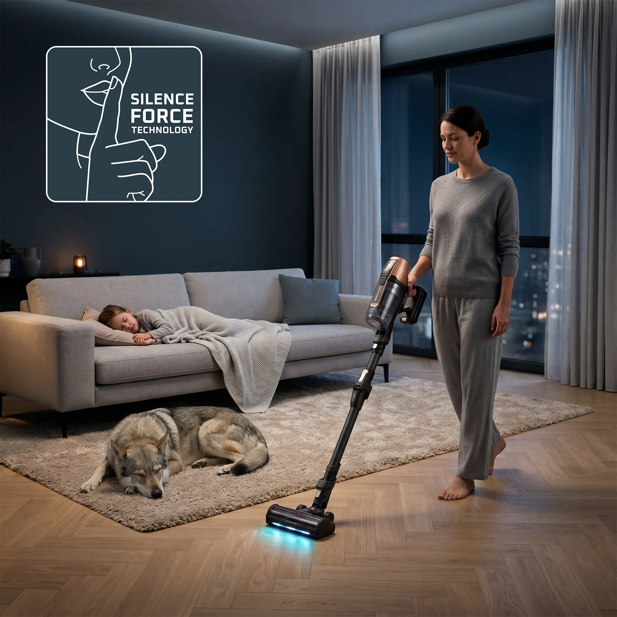 Steelstofzuiger X-Force Silence 20.80 RH9E74E0
