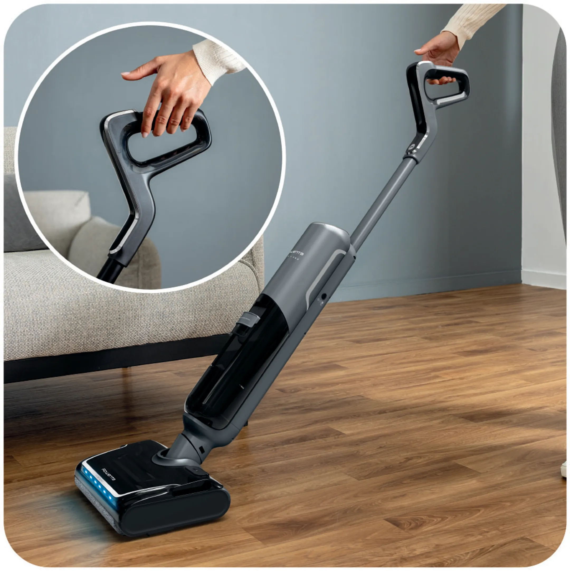 Nettoyeur de sols 2-en-1 X-Clean Vision Pro GZ7136E0