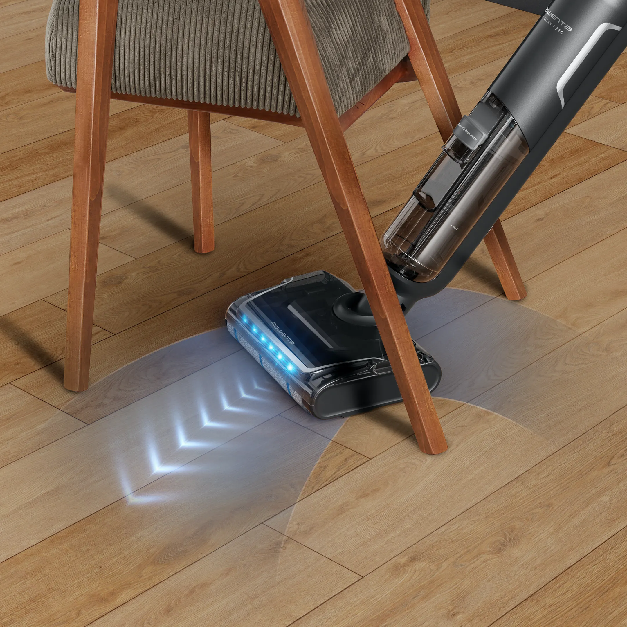 Nettoyeur de sols 2-en-1 X-Clean Vision Pro GZ7136E0