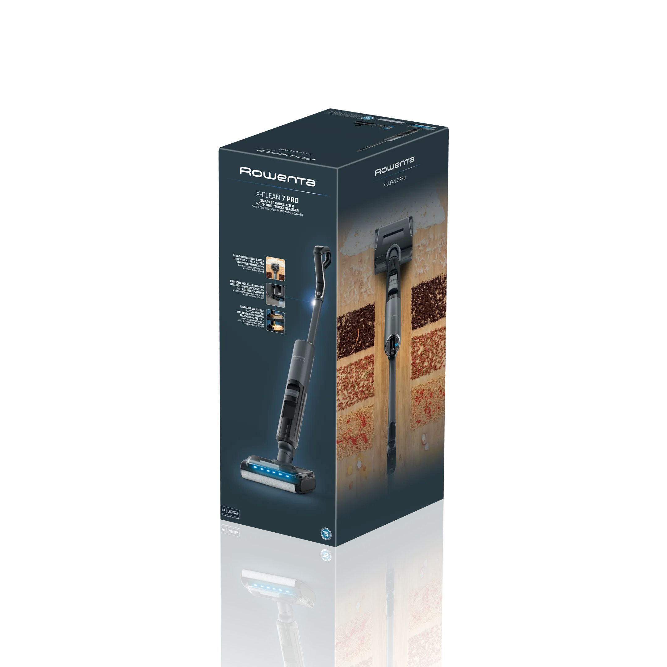 Nettoyeur de sols 2-en-1 X-Clean Vision Pro GZ7136E0