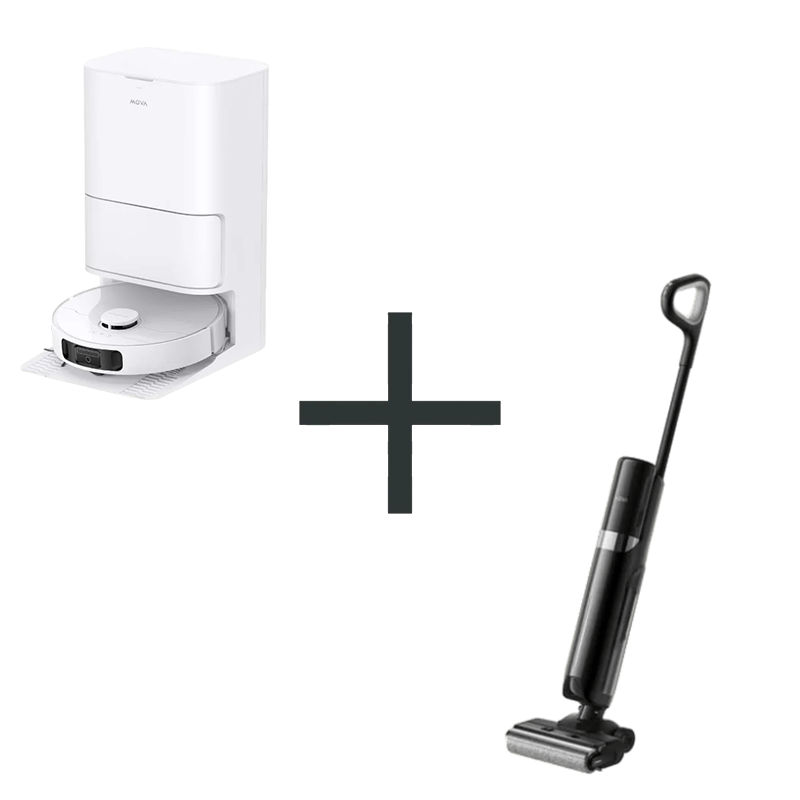 MOVA Bundel - Robotstofzuiger E30 Ultra + Vloerreiniger M10 AIR KIT