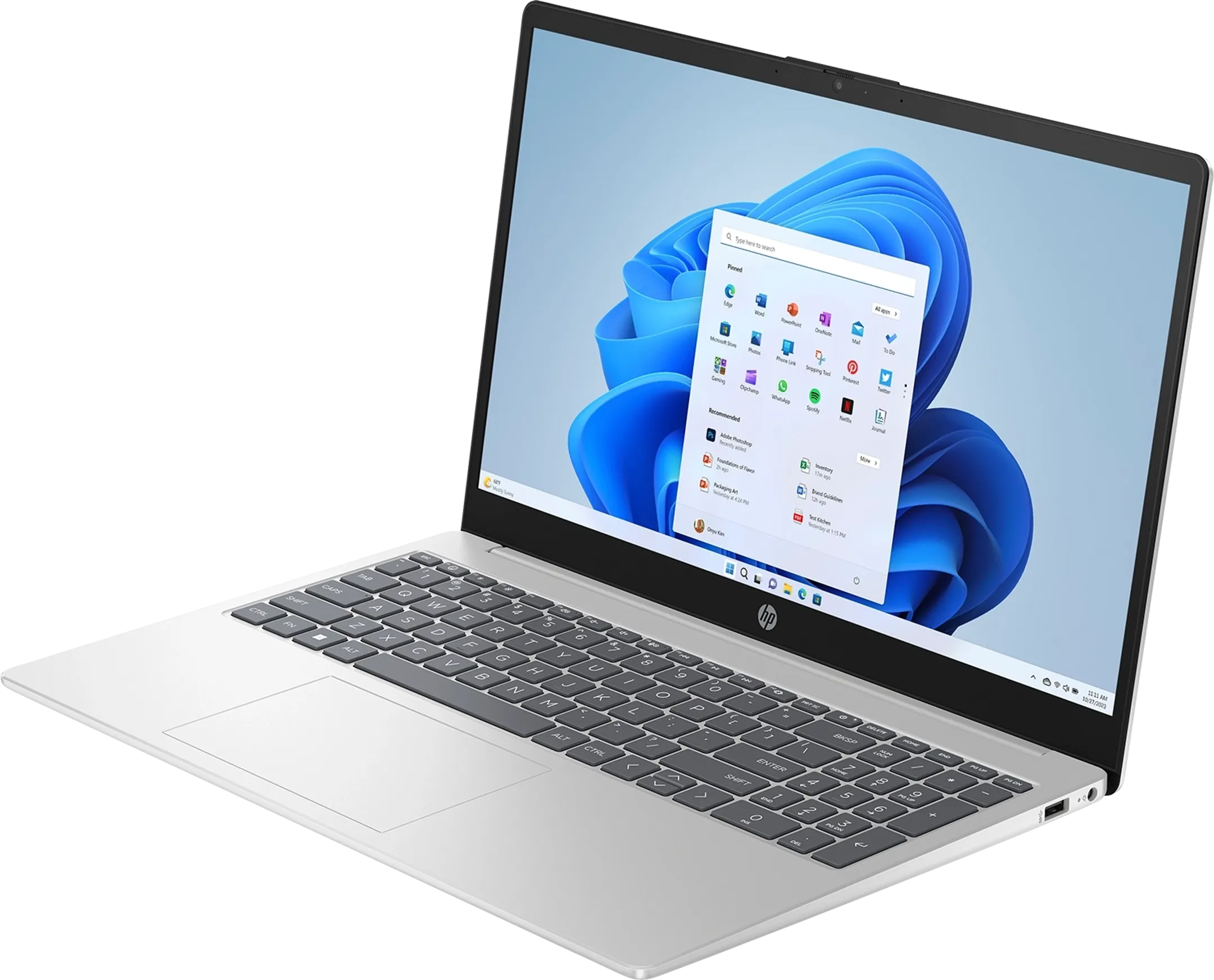 Bundel HP 15-FC0020NB + Briefcase + HP280 Draadloze muis + Lader
