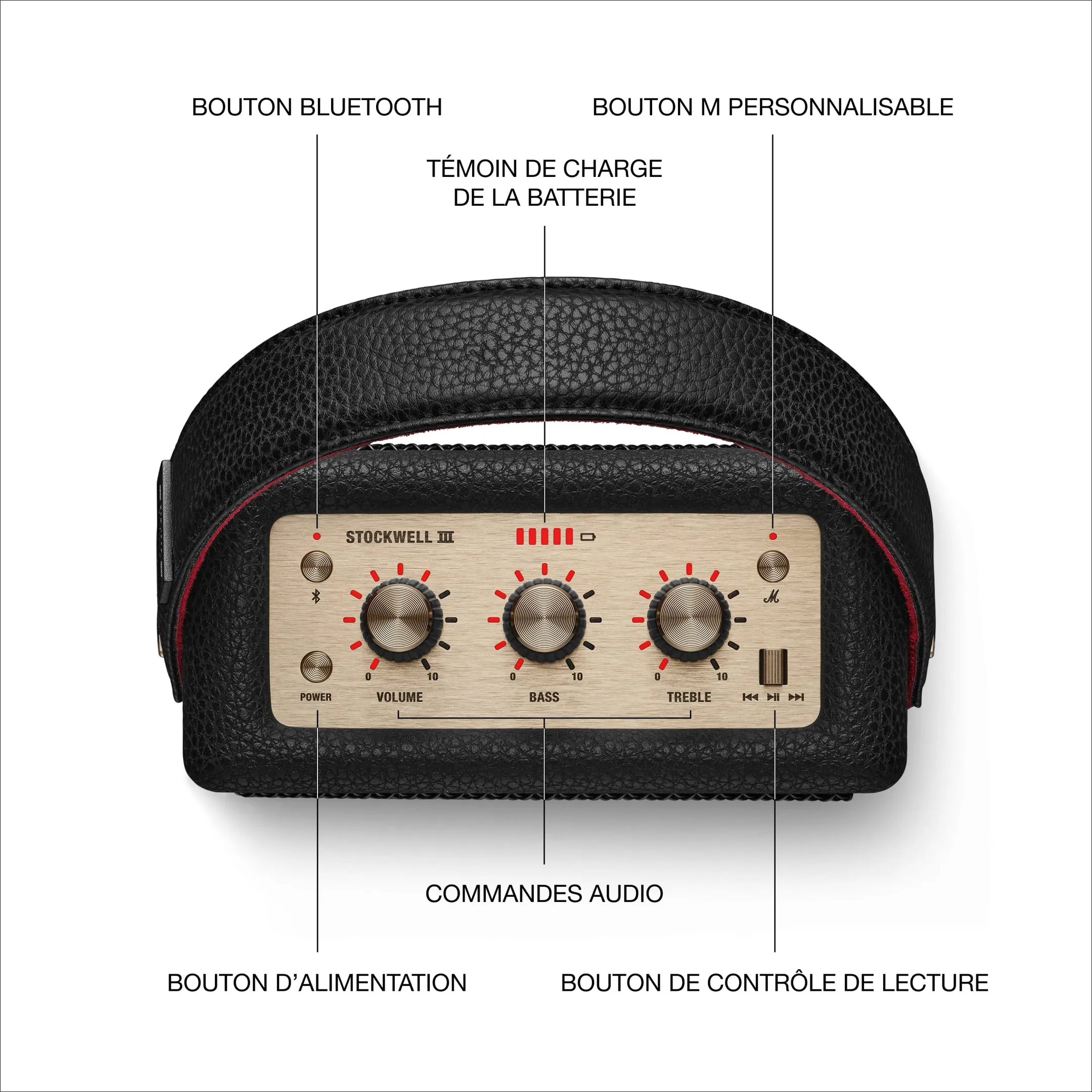 Enceinte Bluetooth Stockwell III - Noir