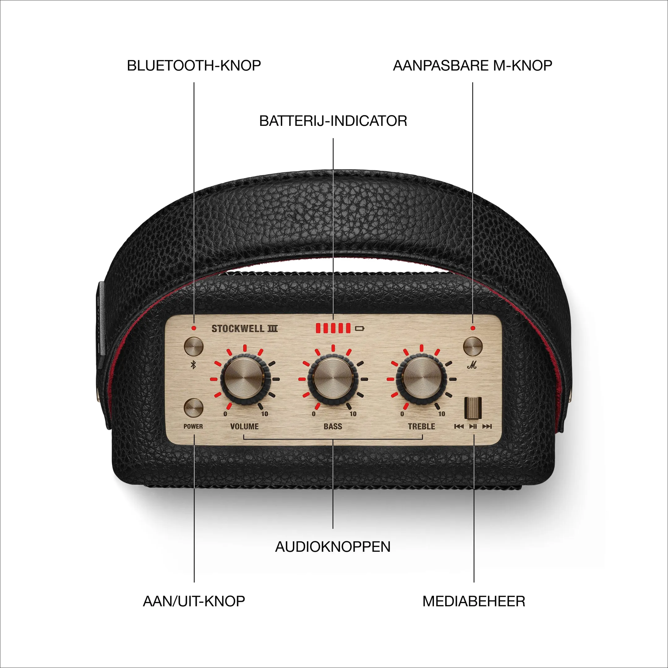 Bluetooth speaker Stockwell III - Zwart