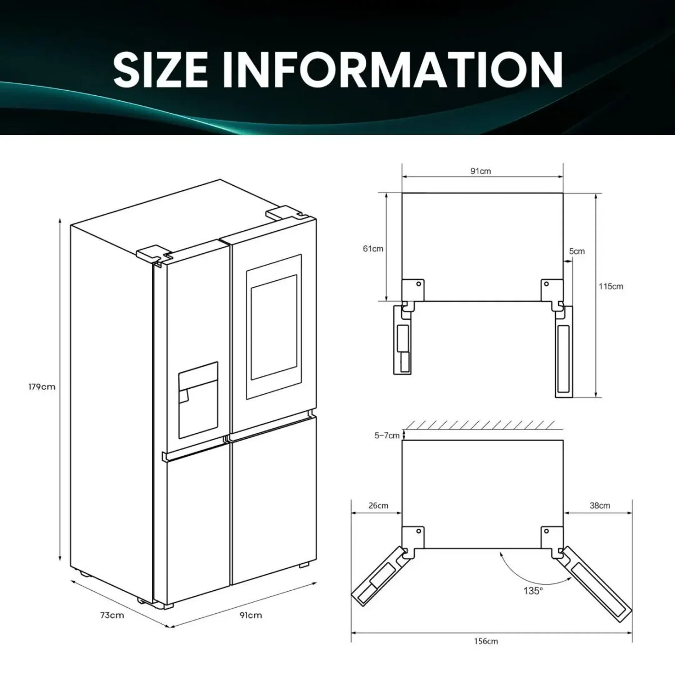 Amerikaanse koelkast RS9P628GPFE
