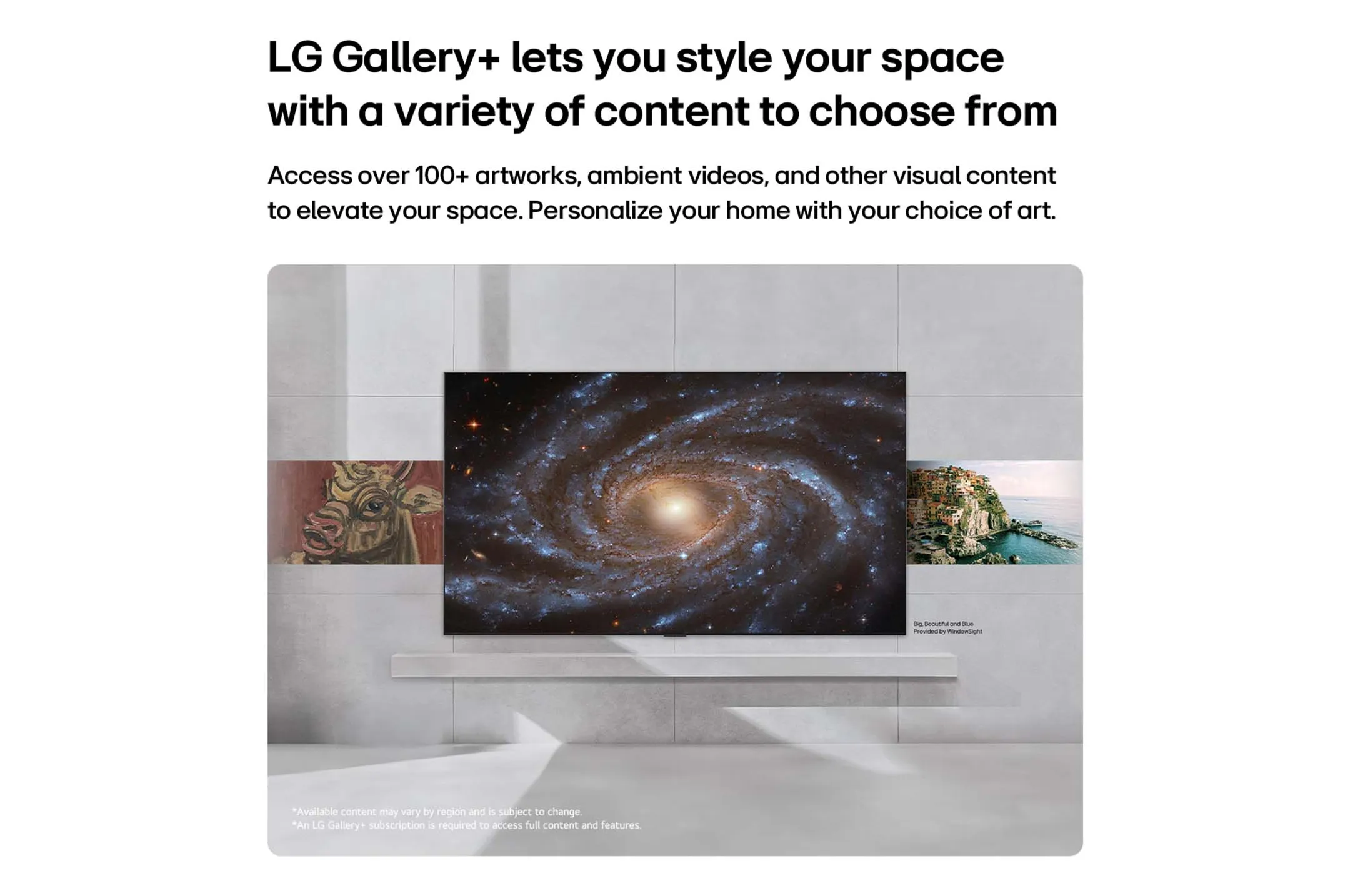 Gallery TV AI 55LX7BLA (2026) - 55 inch