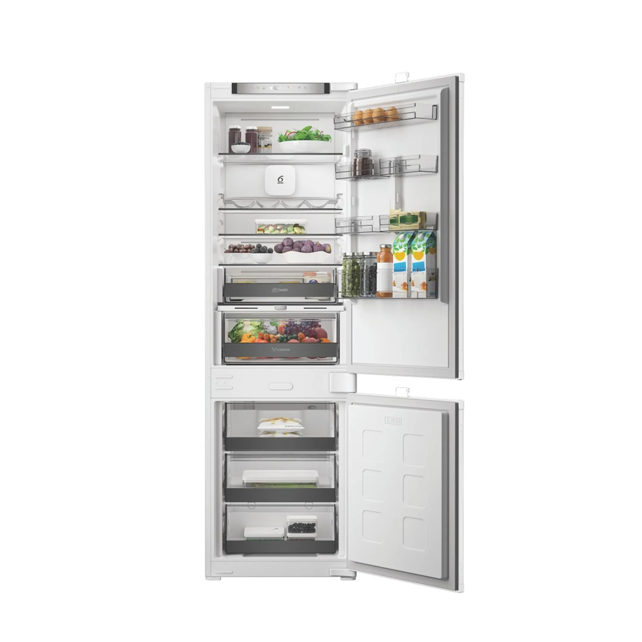 Inbouw koelkast met diepvries WHK25294B6E