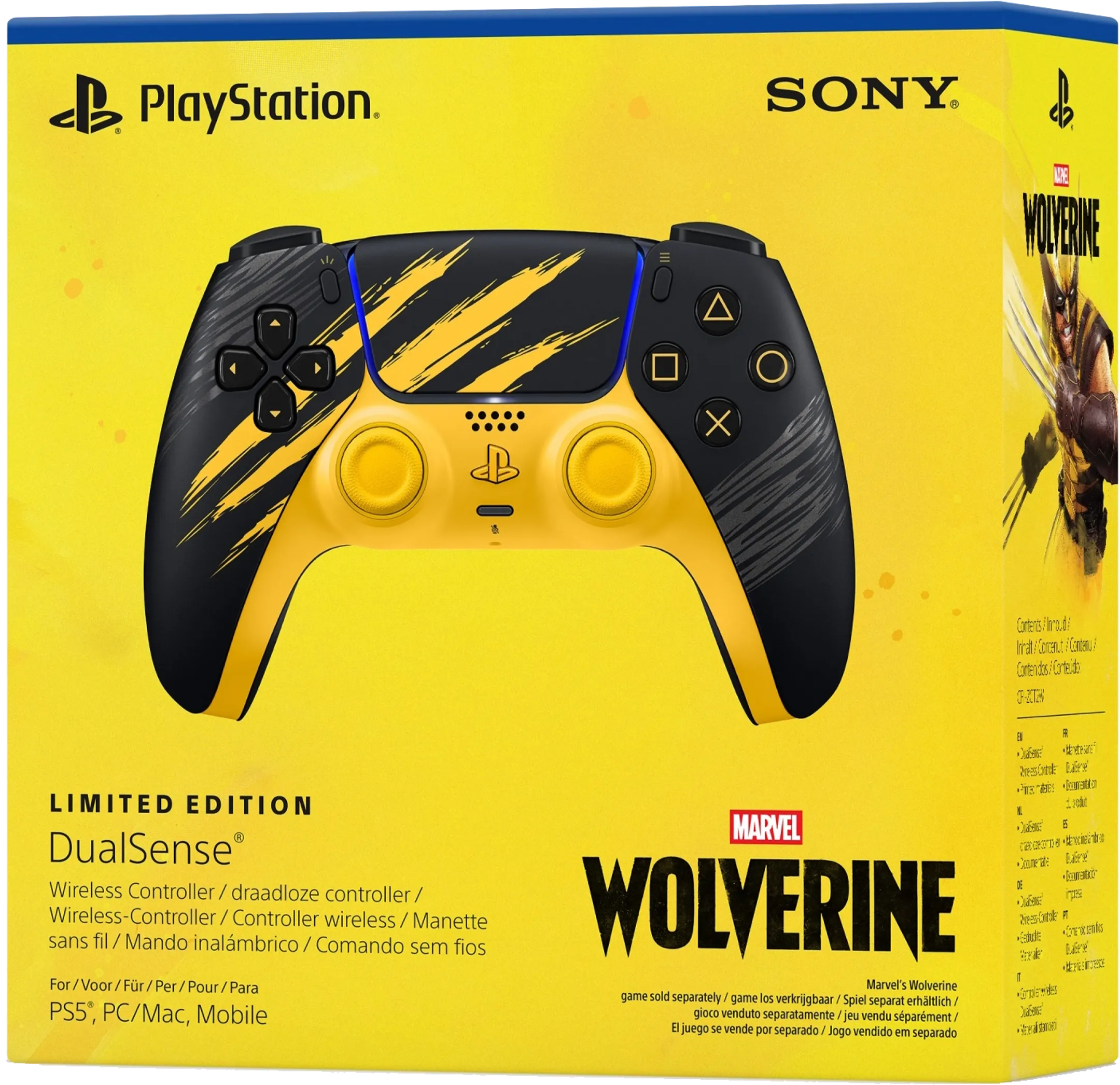 Manette DualSense - Limited edition Marvel's Wolverine Battle