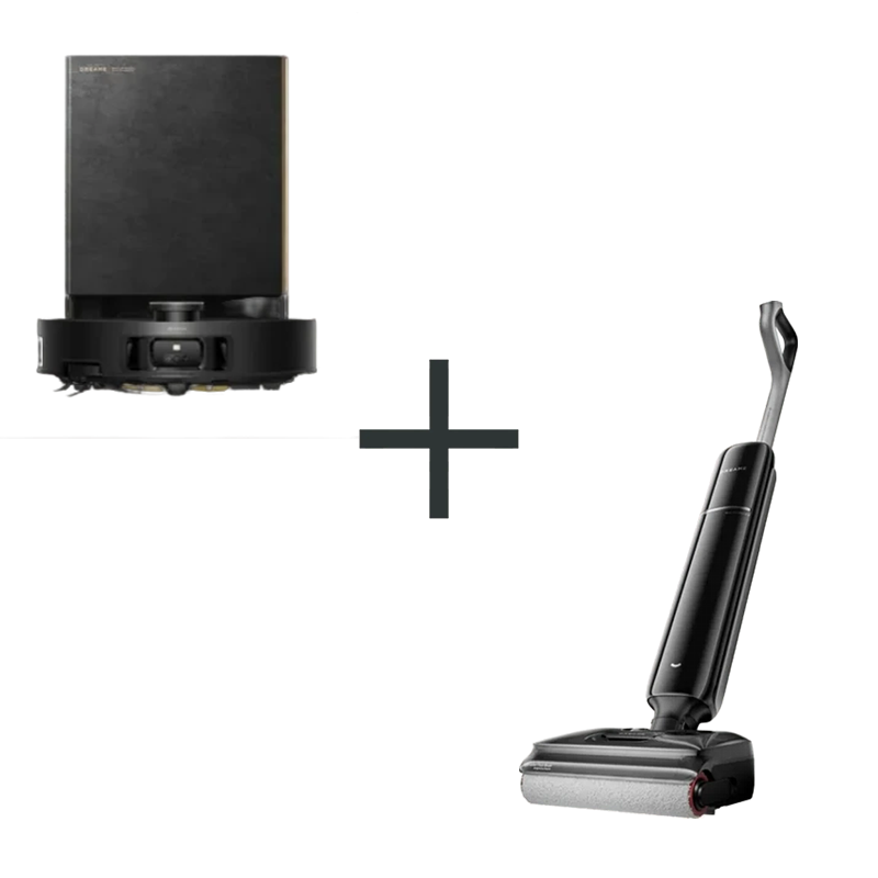 Dreame Bundel - Robotstofzuiger 2in1 Matrix10 Ultra Black + Vloerreiniger T12 Pro