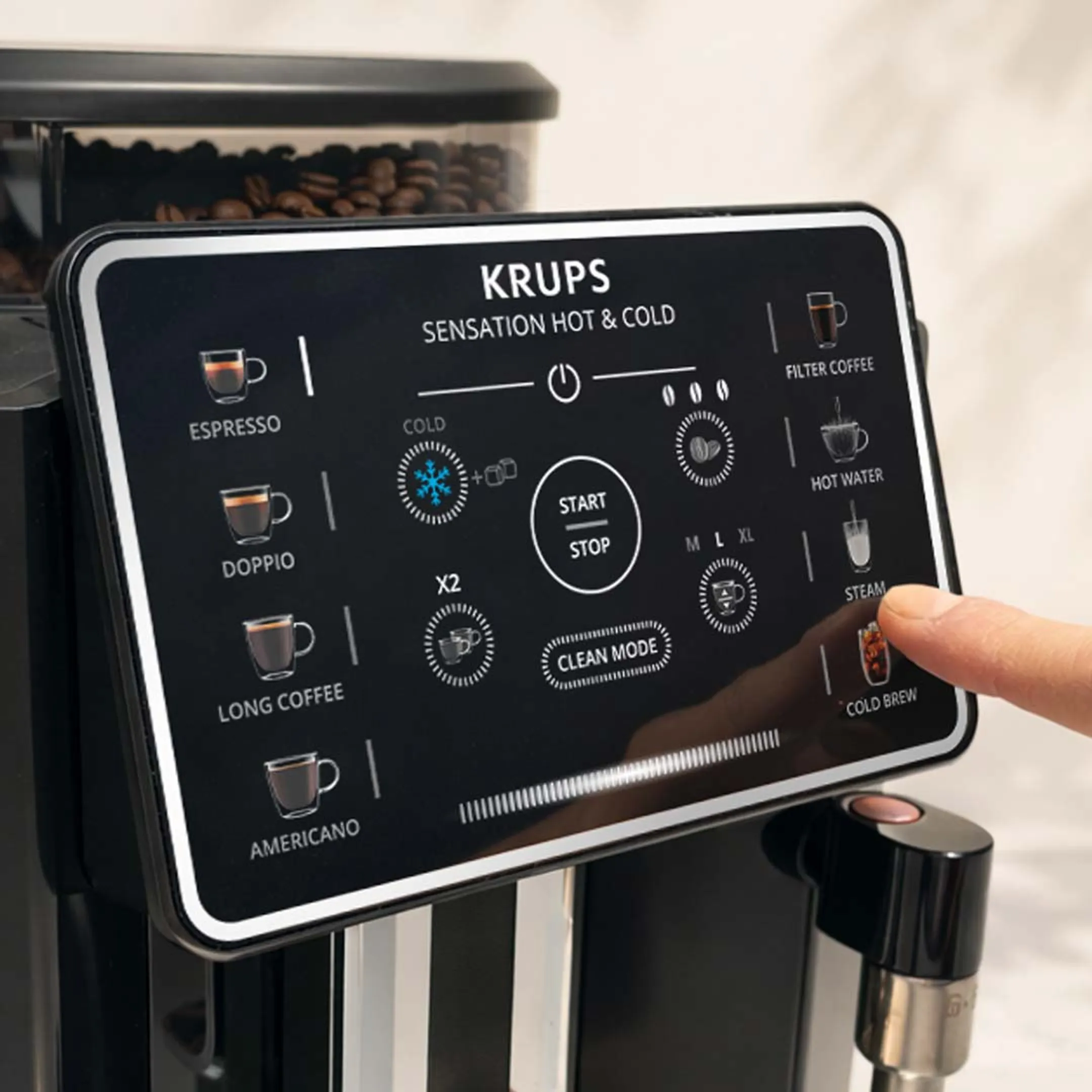 Volautomatische koffiemachine Sensation Hot & Cold EA9138E0
