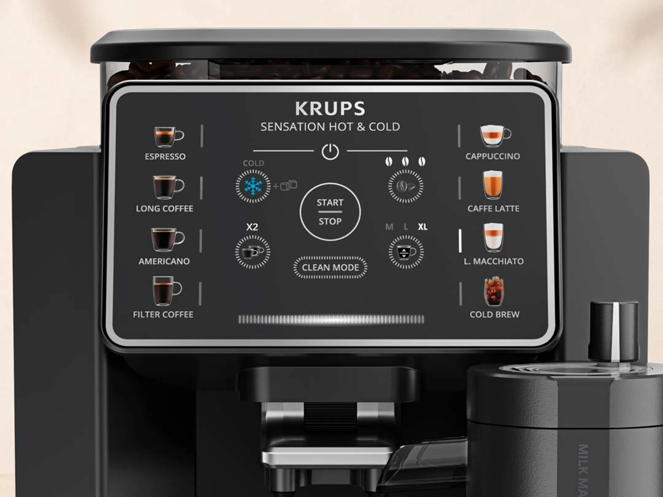 Volautomatische koffiemachine Hot & Cold EA9168E0 