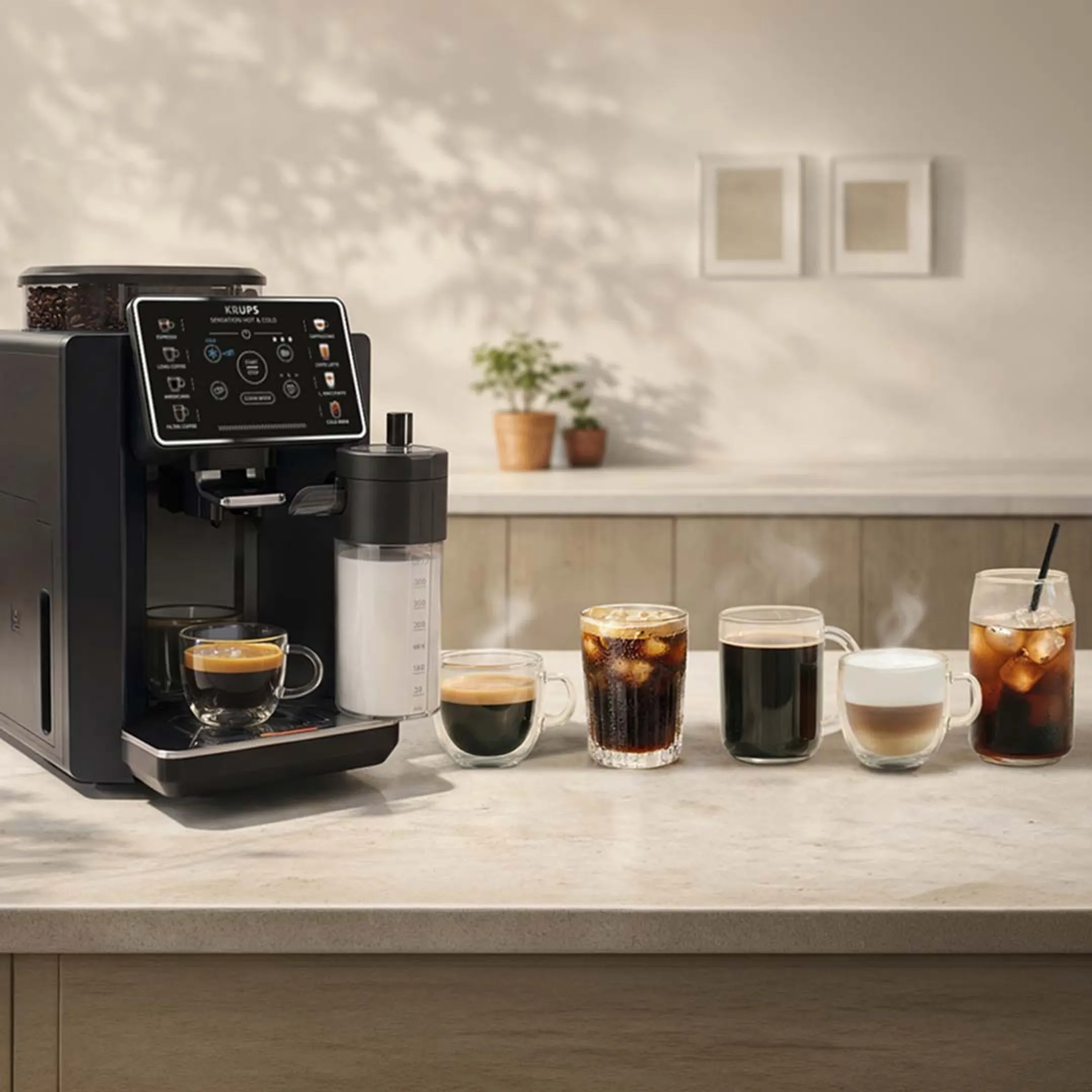 Volautomatische koffiemachine Hot & Cold EA9168E0 