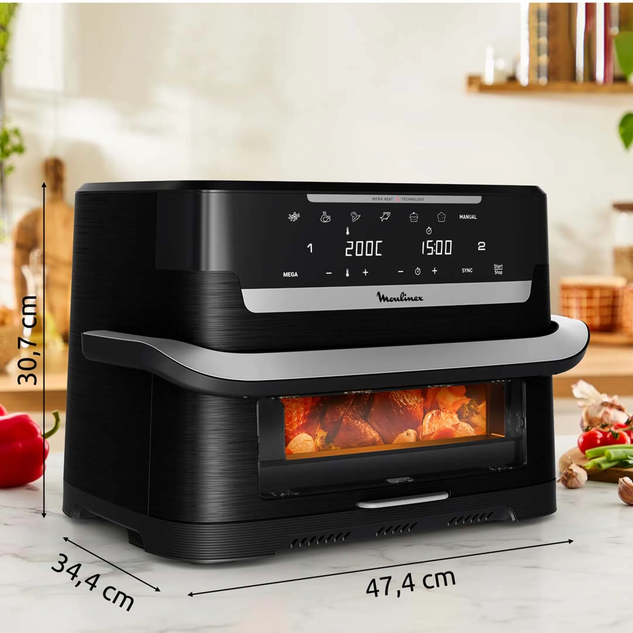 Airfryer Ever FryDual Flex EZ9278F0 