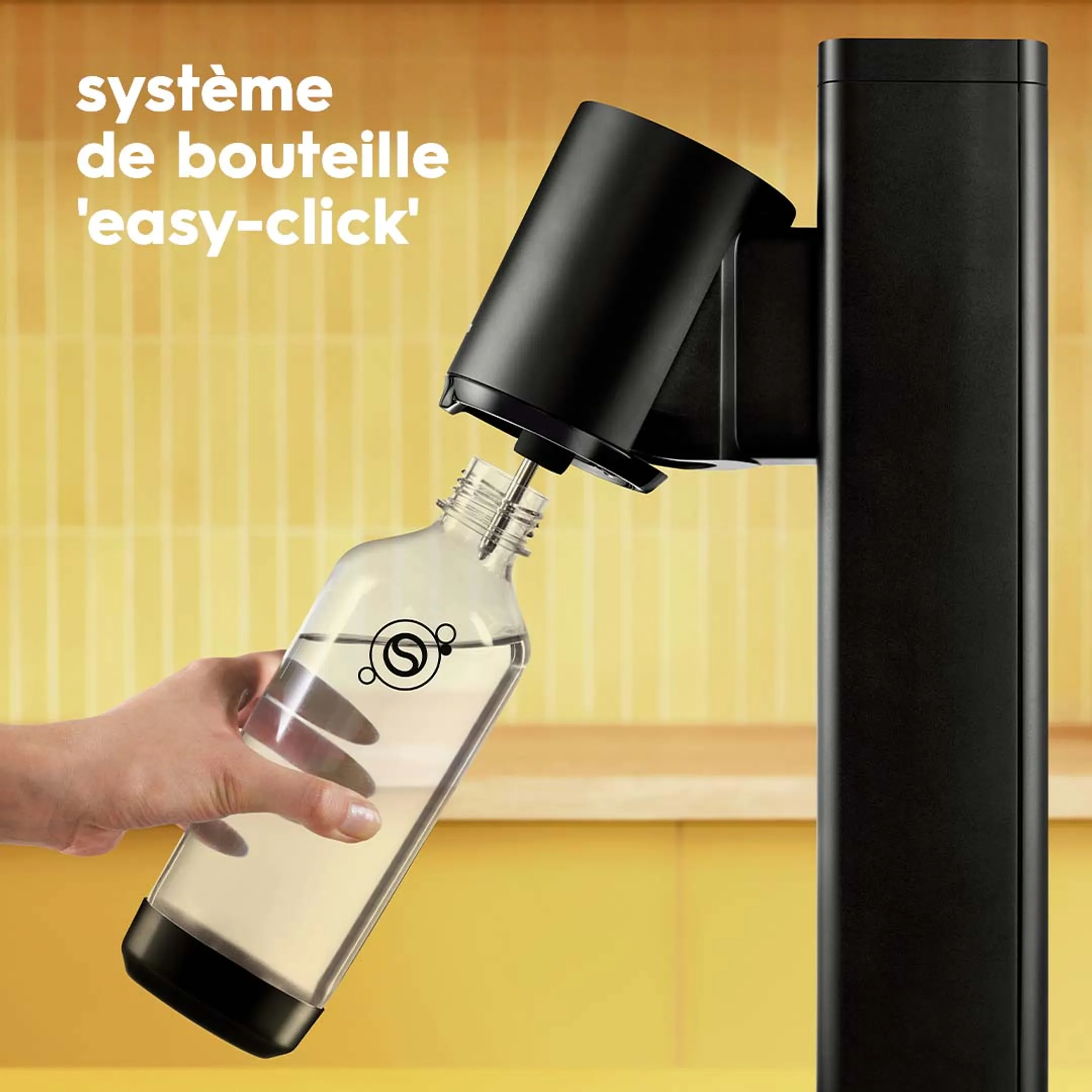Machine à boisson pétillante Kit de démarrage FRESH™ noir