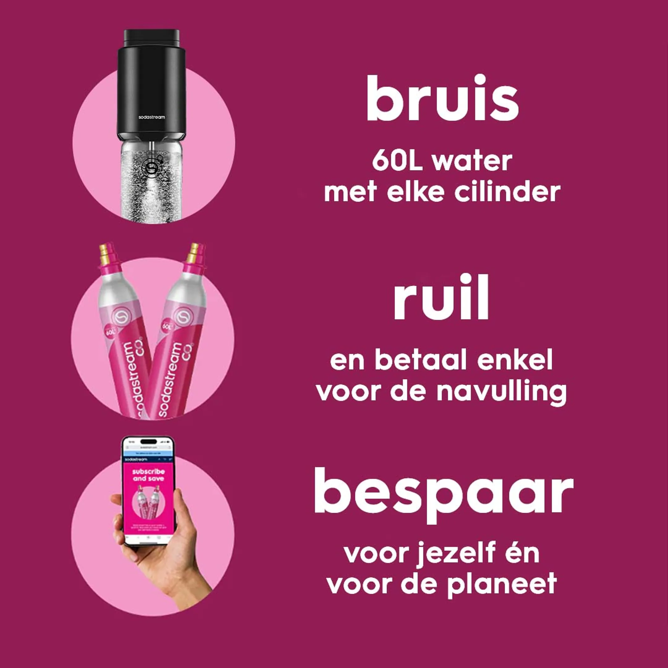 Bruiswatertoestel FRESH™ starter kit black
