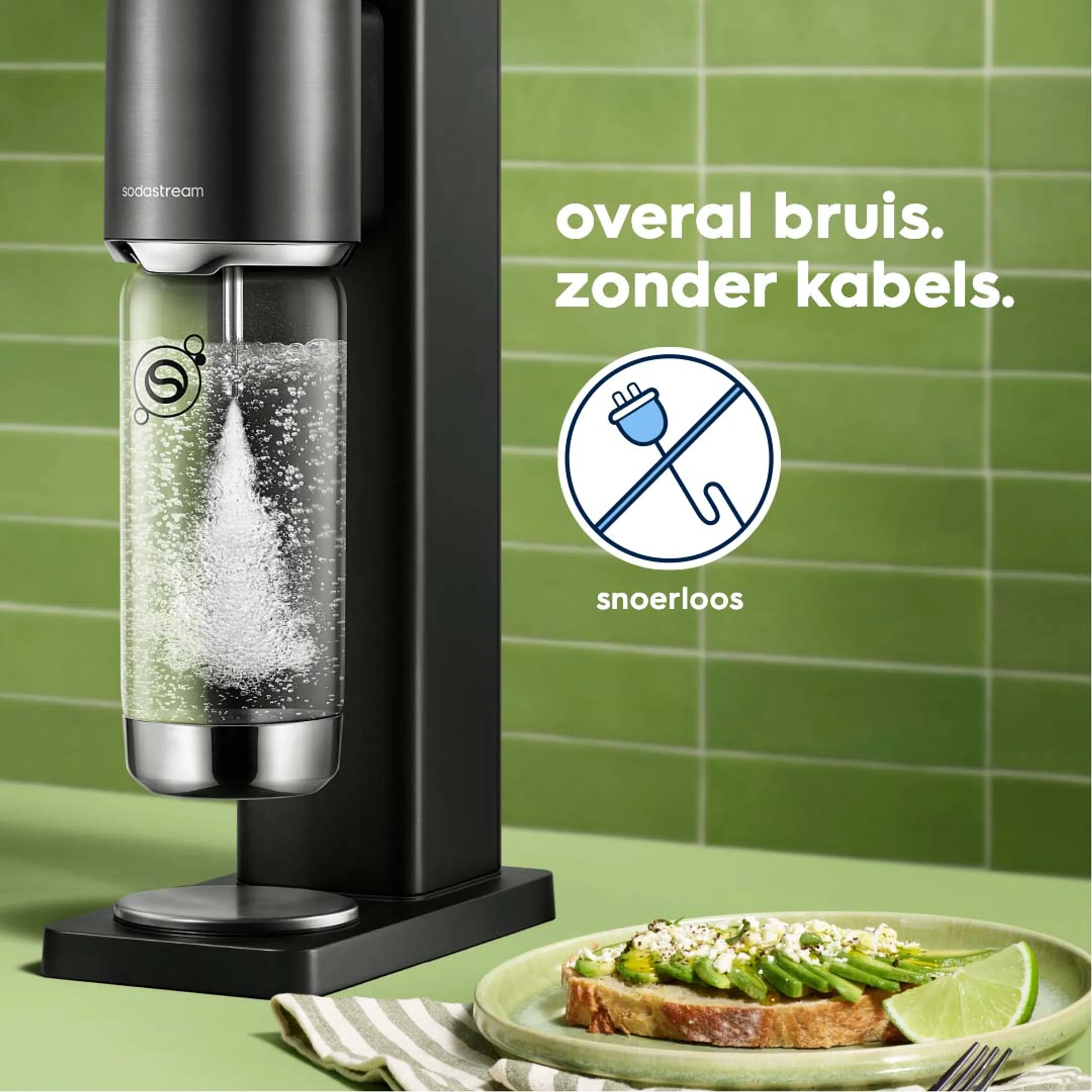 Bruiswatertoestel FRESH™ PLUS starter kit black
