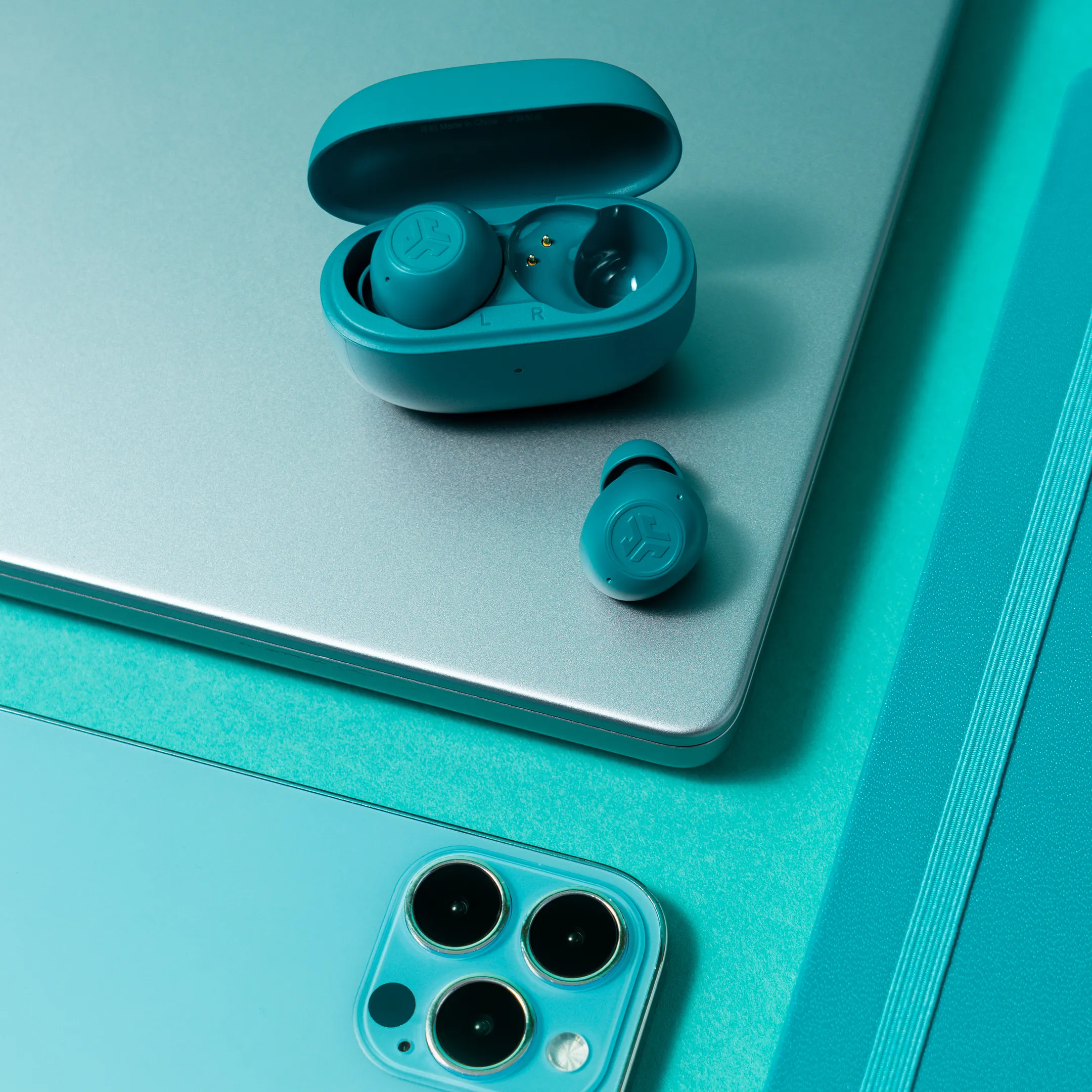 Go Pop ANC Draadloze Oordopjes met Noise Cancelling - Bluetooth - In ear - Teal