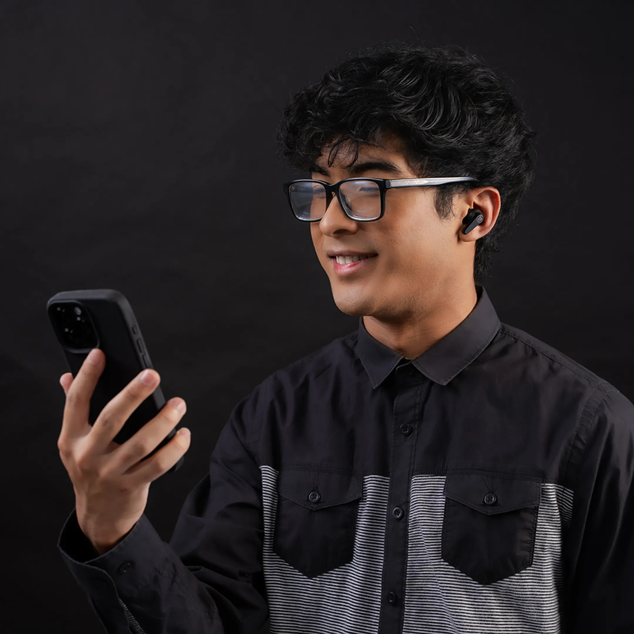 Go Pods ANC Écouteurs sans fil avec Noise Cancelling - Bluetooth - In ear - Noir