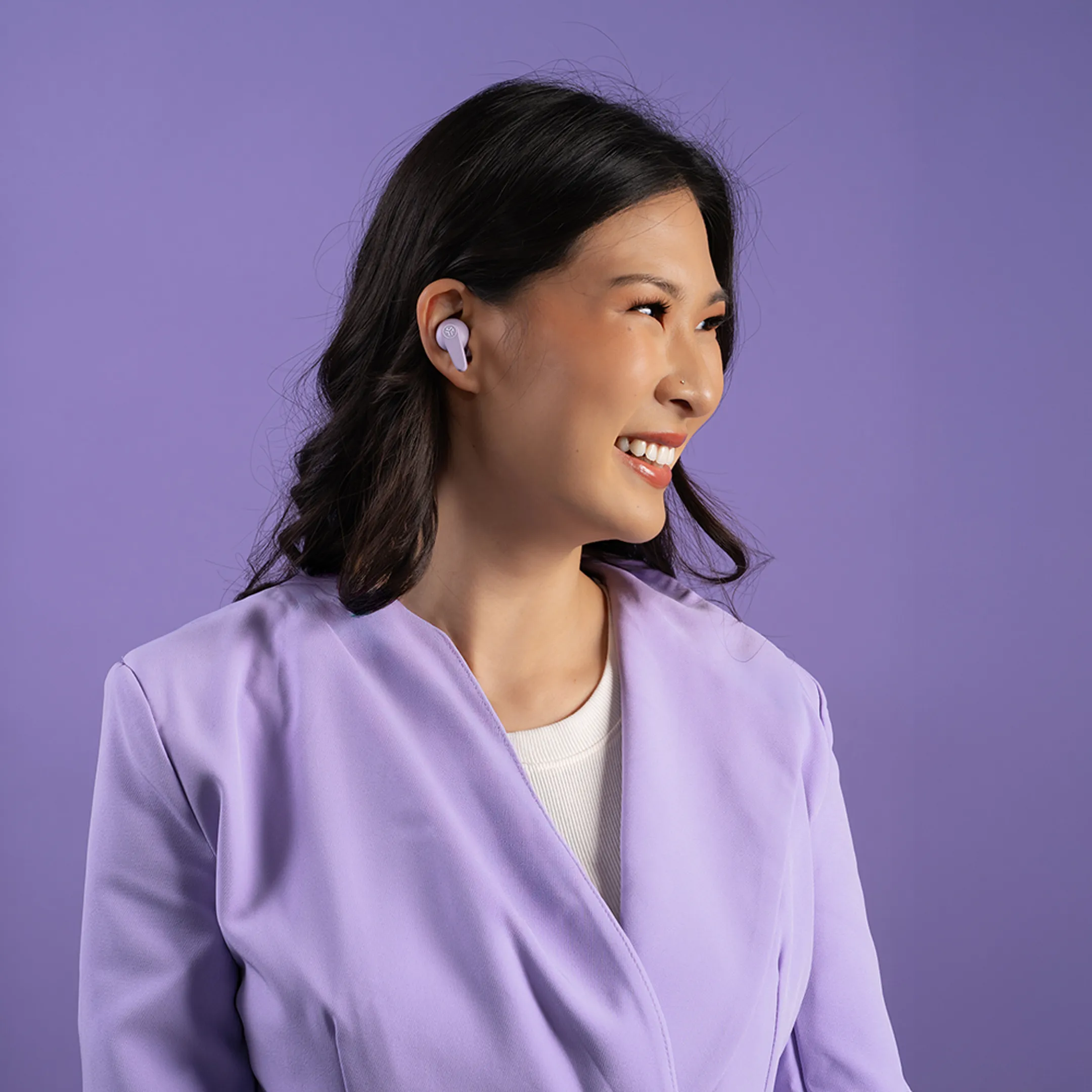 Go Pods ANC Écouteurs sans fil avec Noise Cancelling - Bluetooth - In ear - Lila
