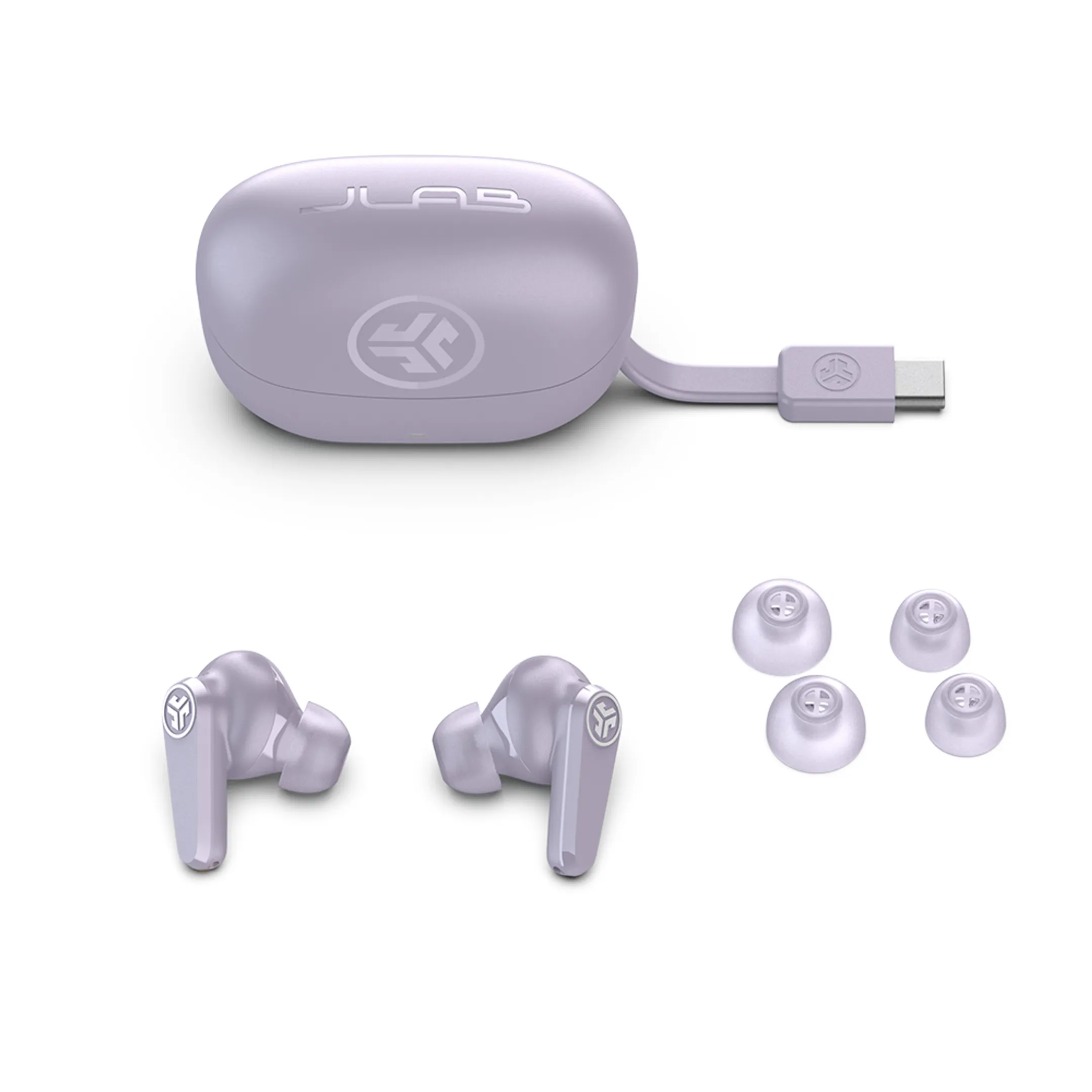 Go Pods ANC Écouteurs sans fil avec Noise Cancelling - Bluetooth - In ear - Lila