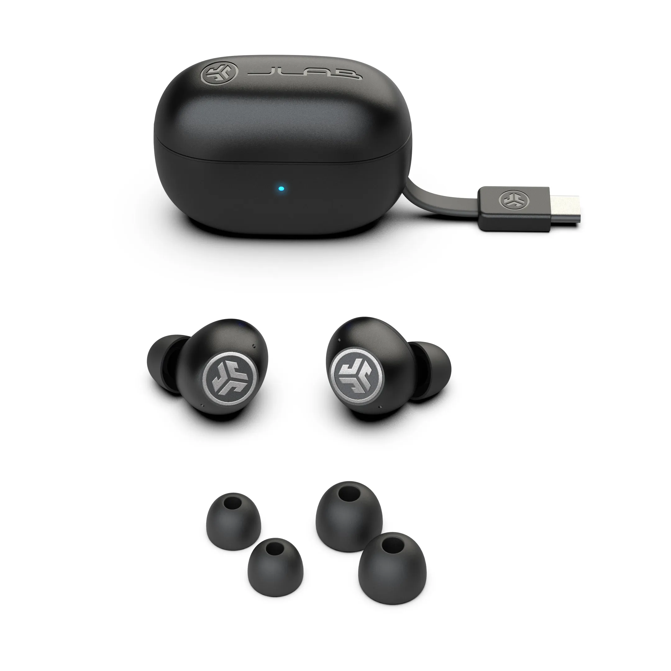 Go Pop ANC Draadloze Oordopjes met Noise Cancelling - Bluetooth - In ear - Zwart