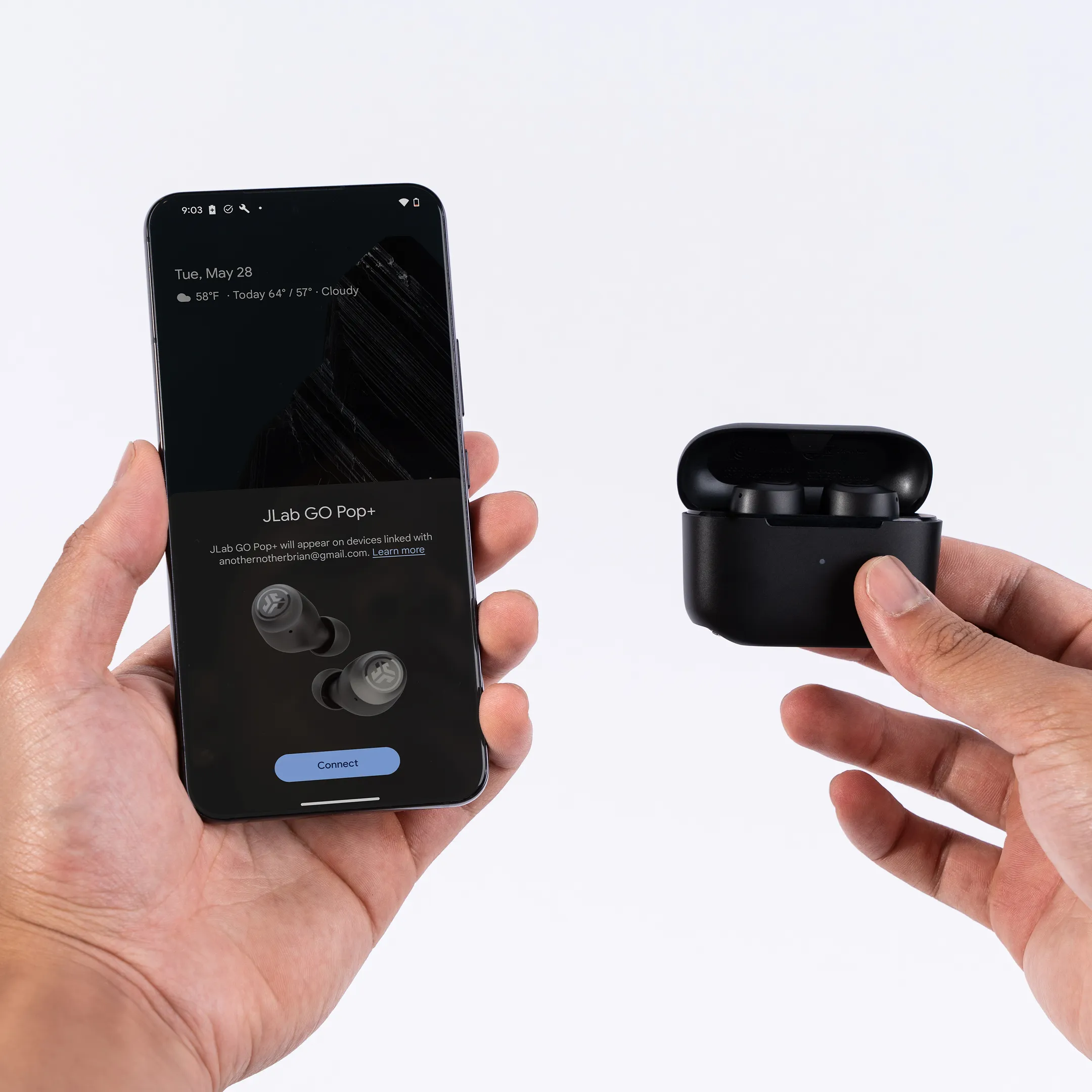 Go Pop Écouteurs sans fil - Bluetooth - In ear - Noir