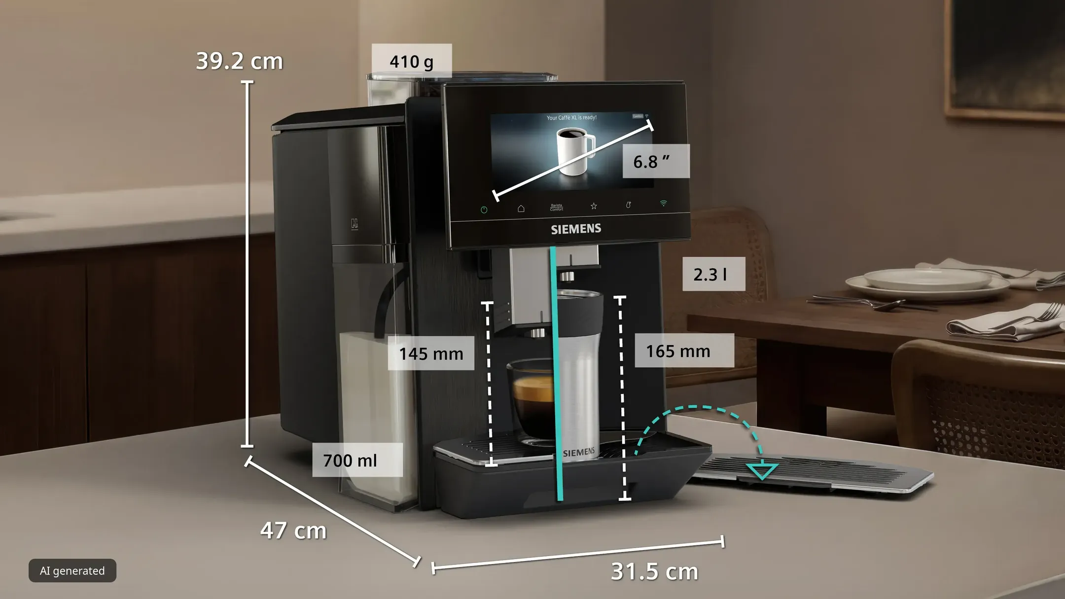 Machine à Expresso automatique EQ900 plus TQ925EZ5