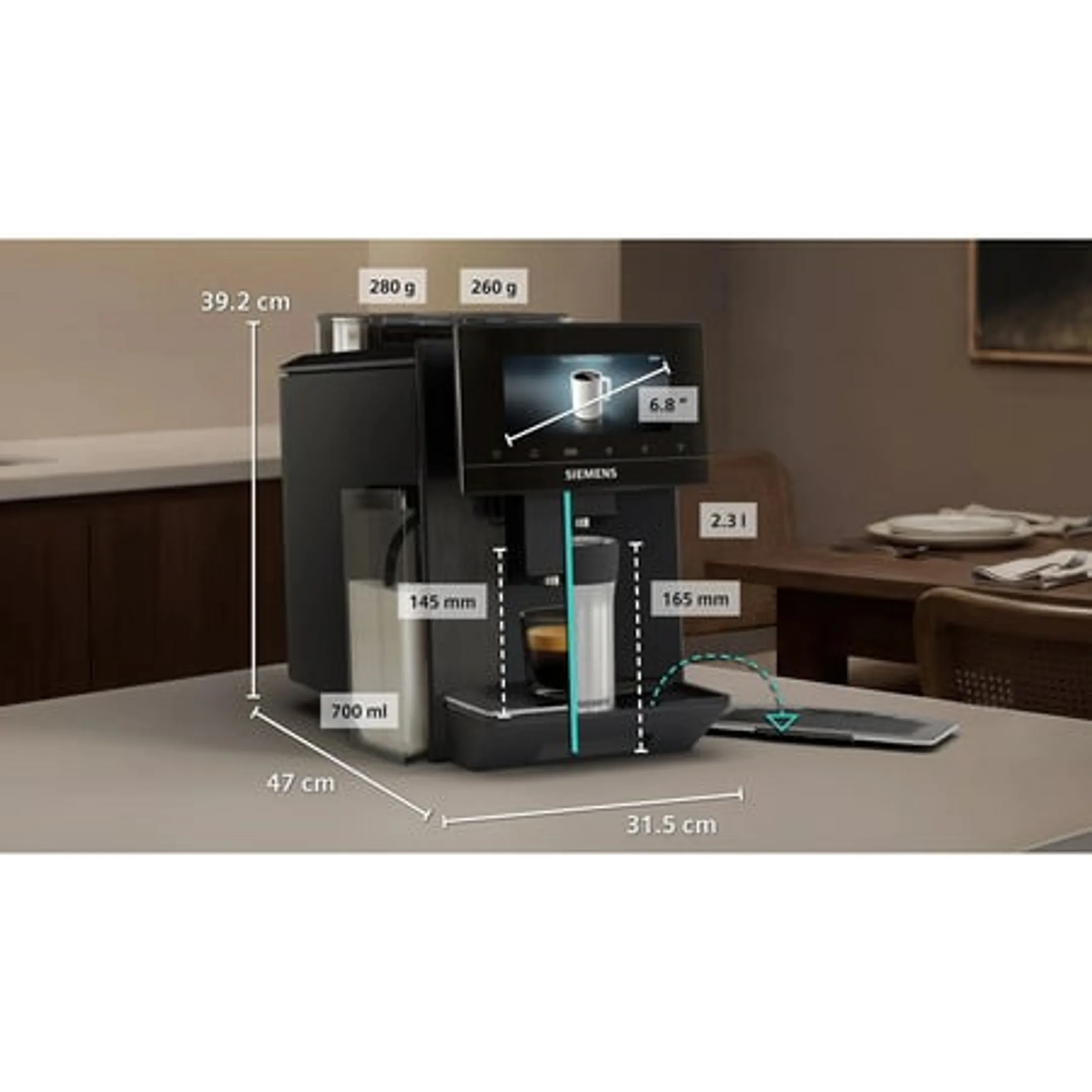 Volautomatische Espressomachine EQ900 TQ927E05