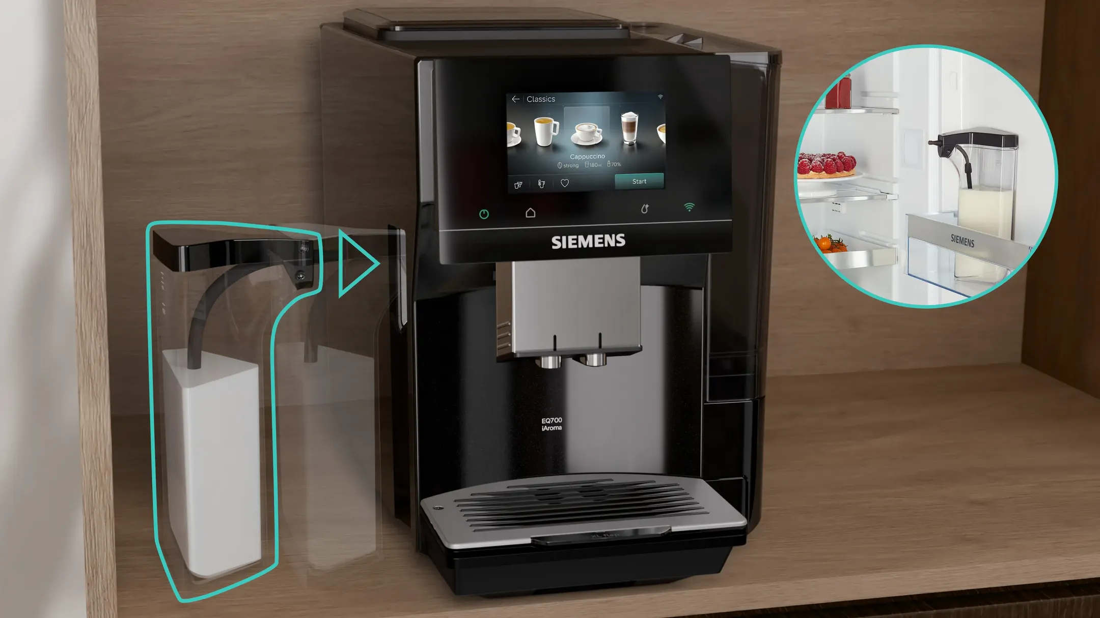 Volautomatische Espressomachine EQ700 TQ7X5B03
