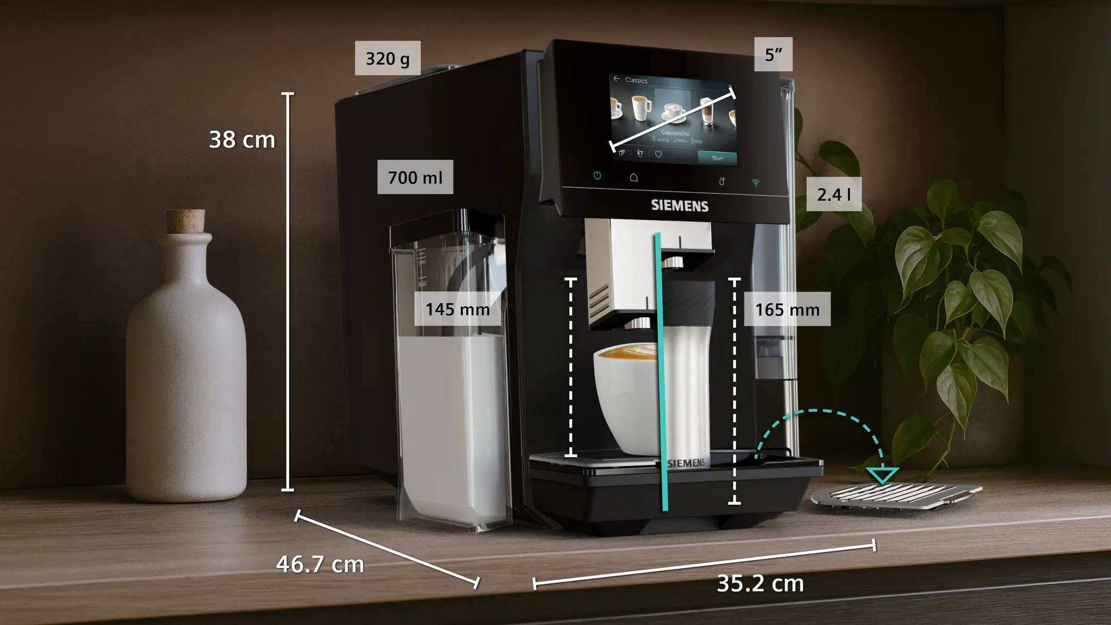Volautomatische Espressomachine EQ700 TQ7X5B03