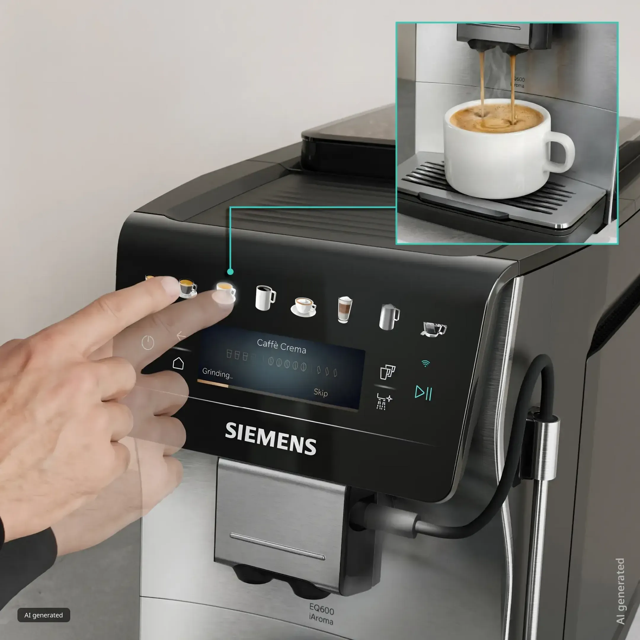 Volautomatische Espressomachine EQ600 TP605ET3