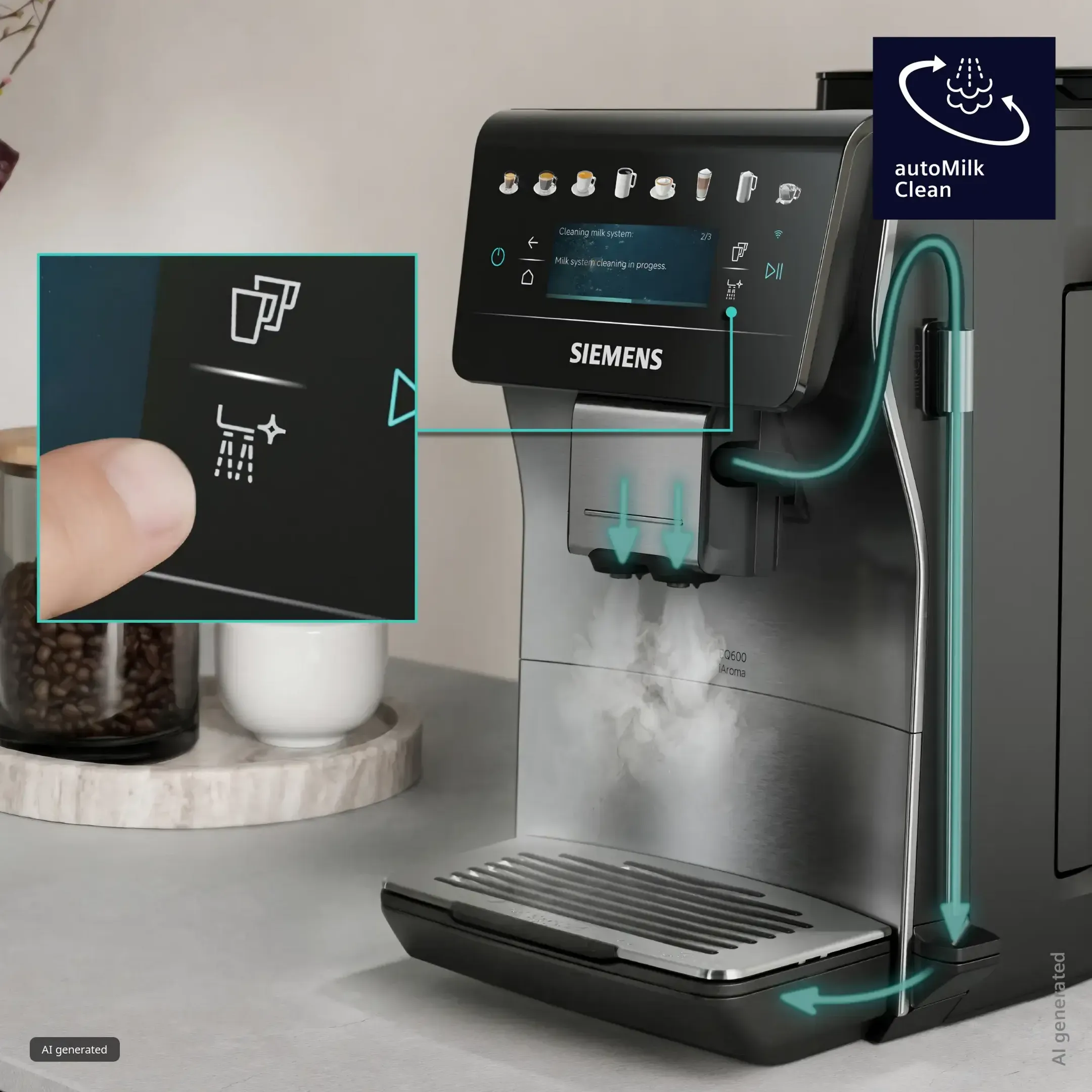 Volautomatische Espressomachine EQ600 TP605ET3