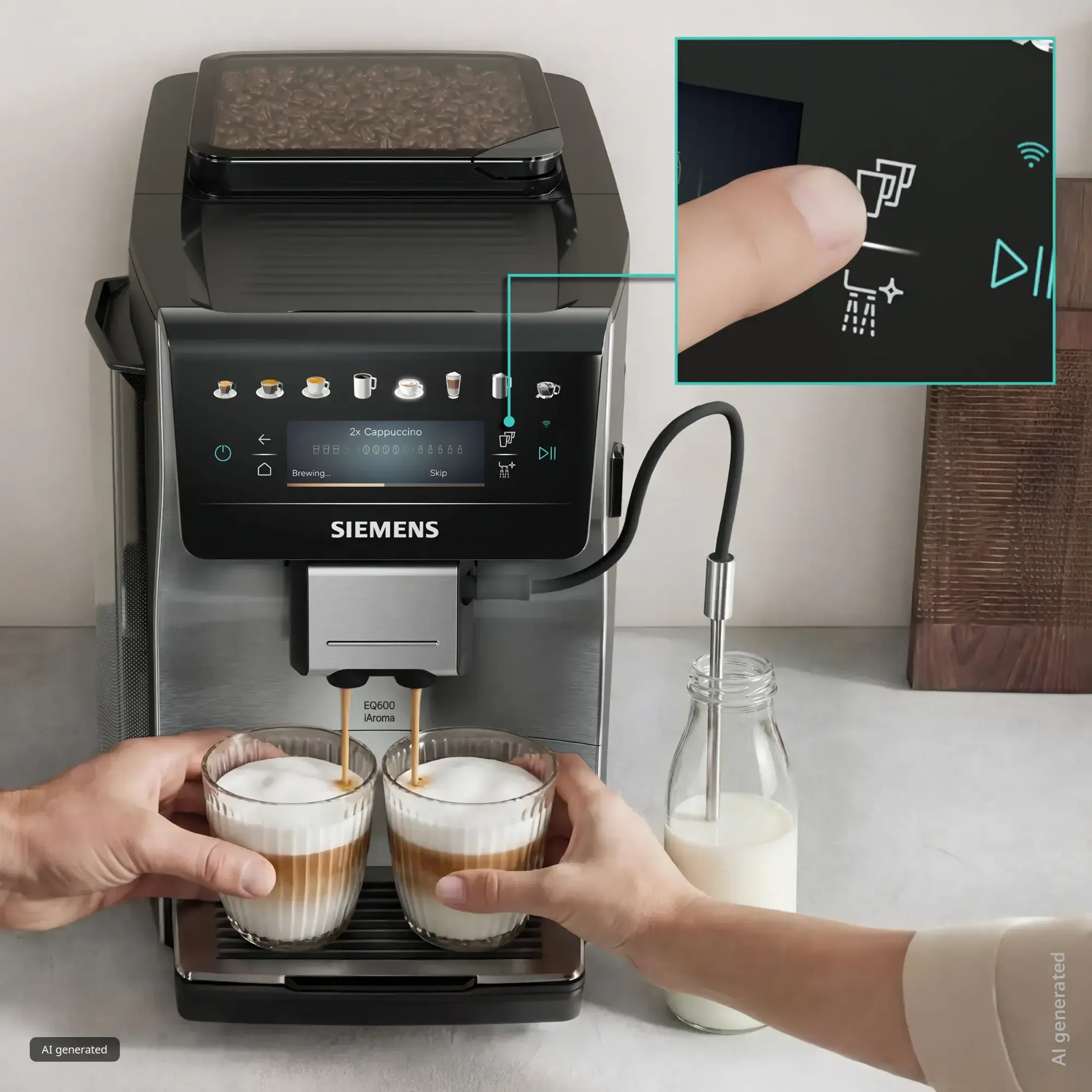 Volautomatische Espressomachine EQ600 TP605ET3