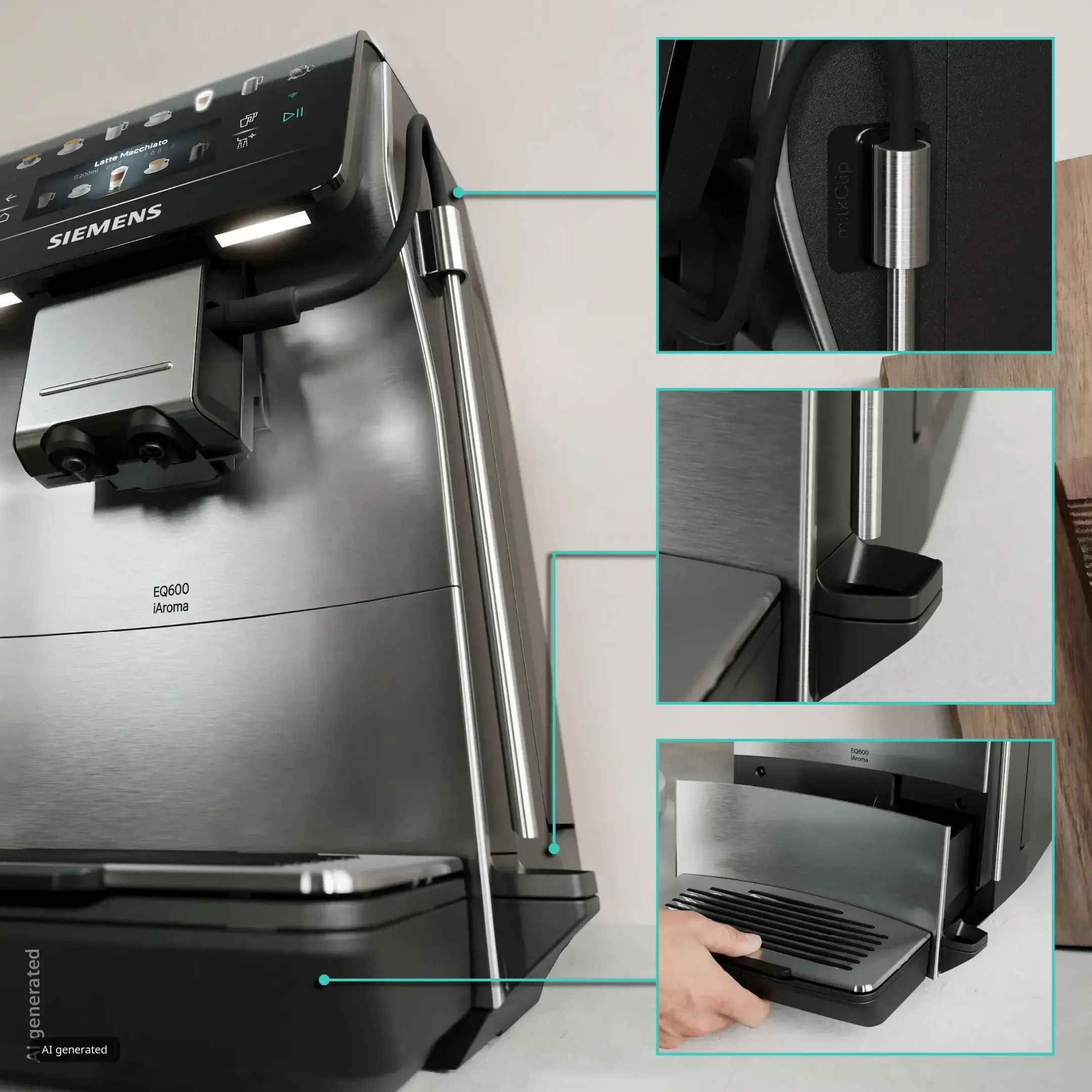 Volautomatische Espressomachine EQ600 TP605ET3