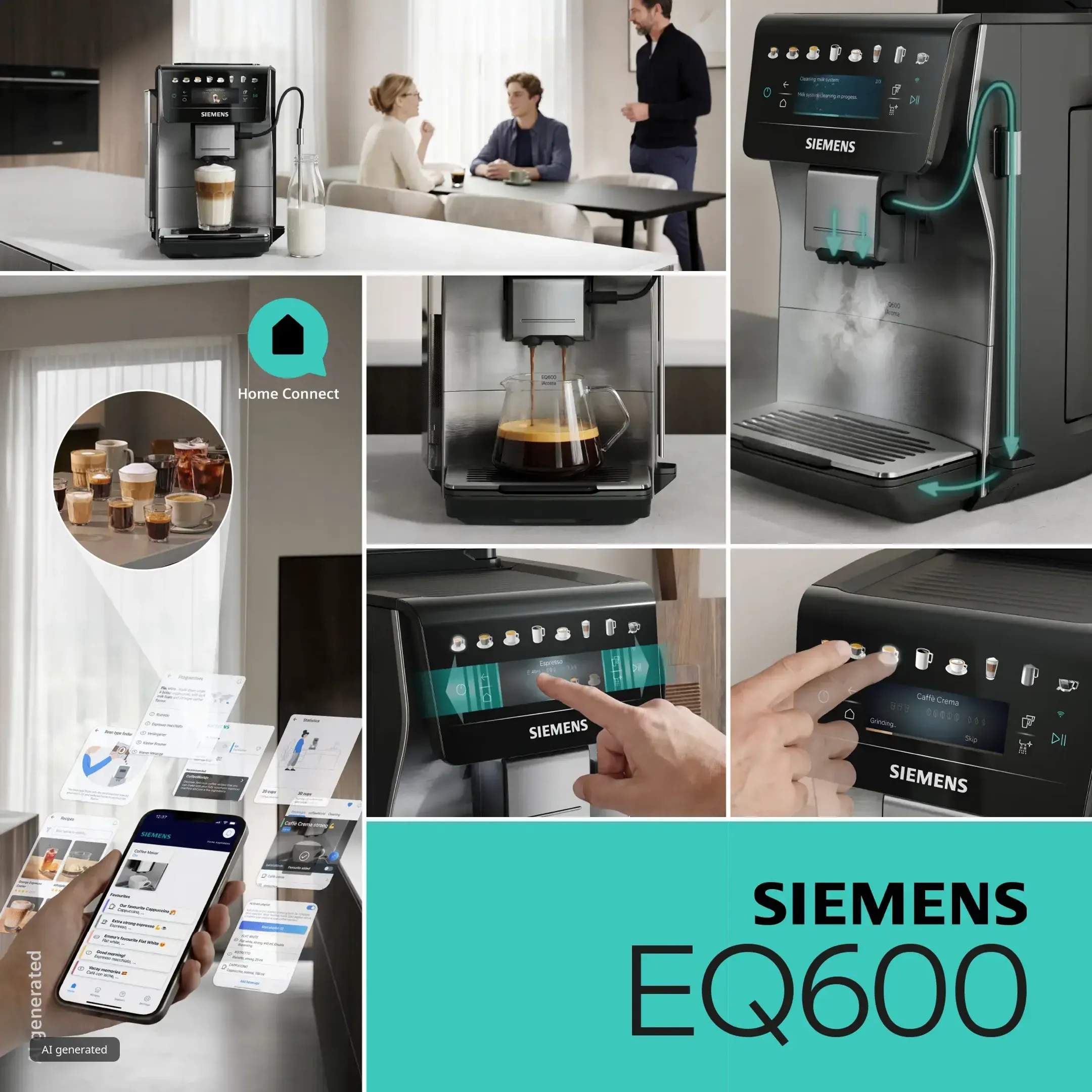 Volautomatische Espressomachine EQ600 TP605ET3