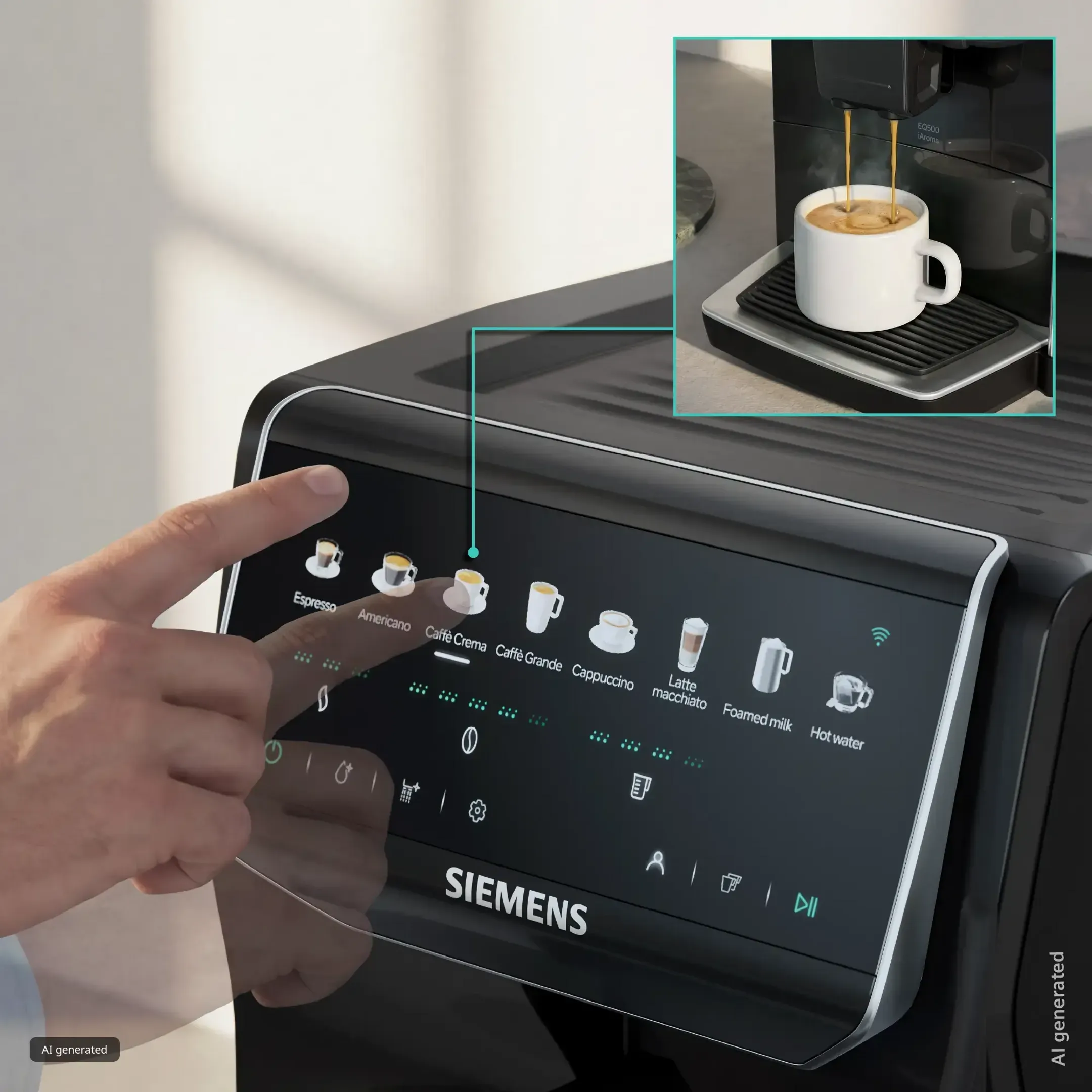 Volautomatische Espressomachine EQ500 TP555EM5