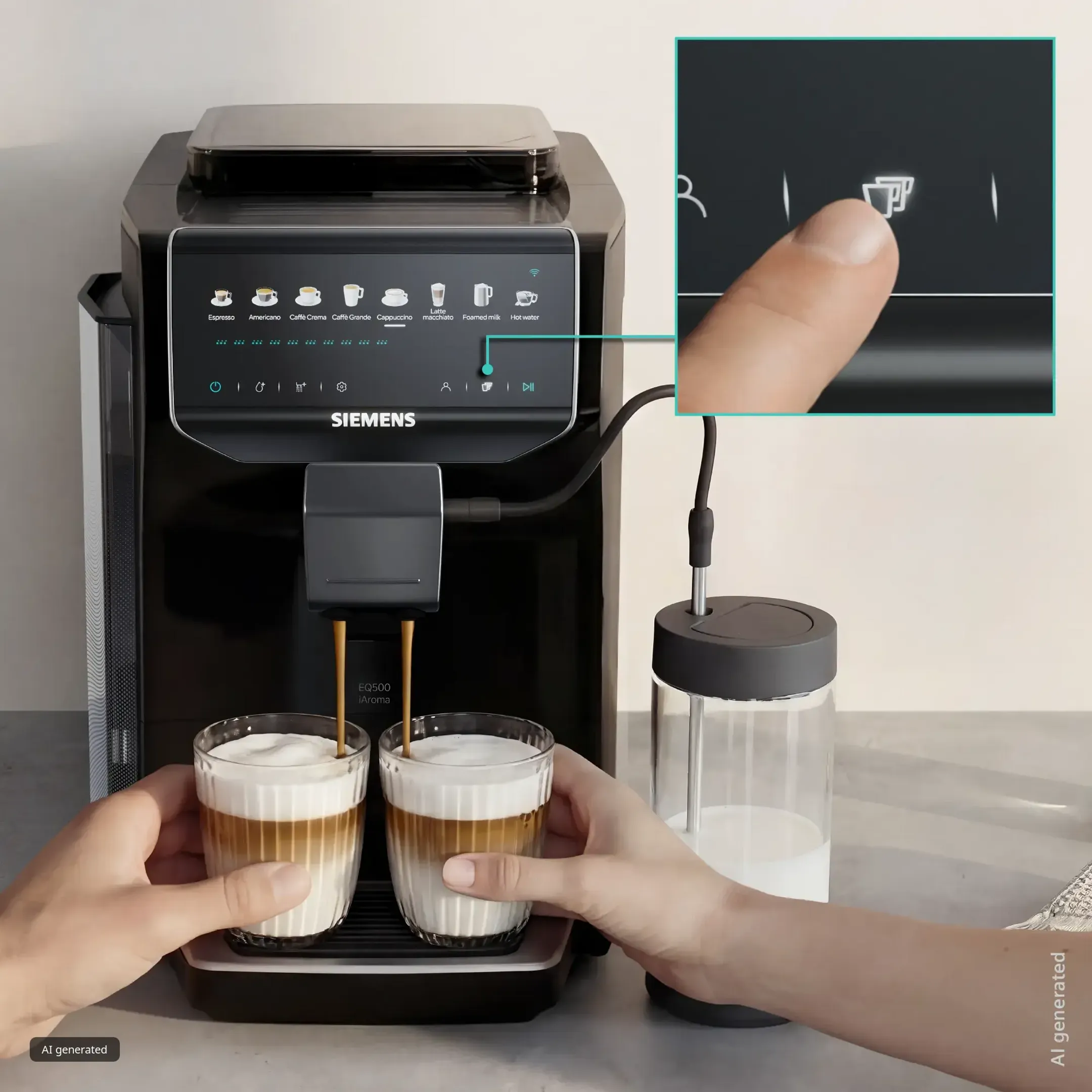 Volautomatische Espressomachine EQ500 TP555EM5