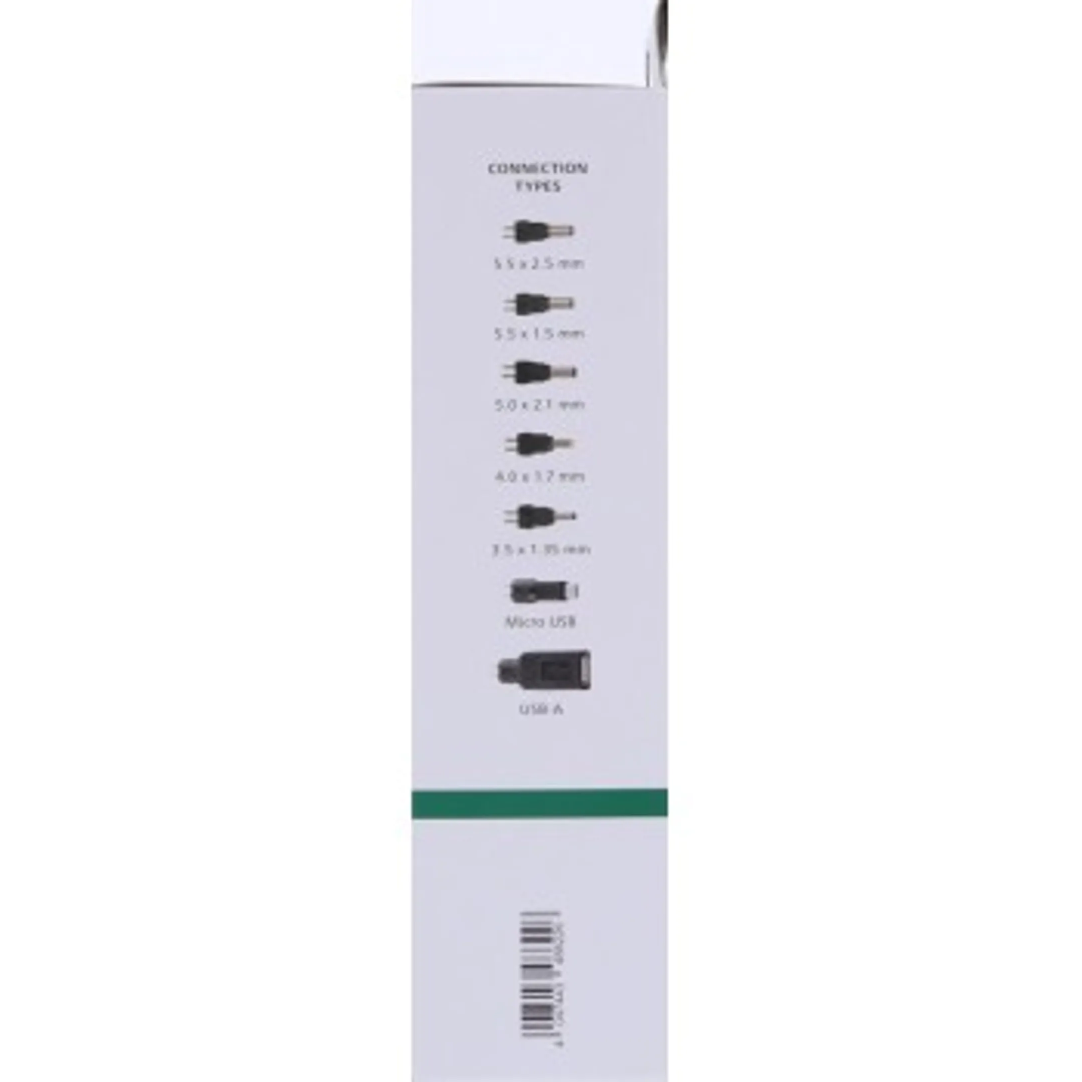 Universele netadapter - 1000mA - 12W - 7 adapters