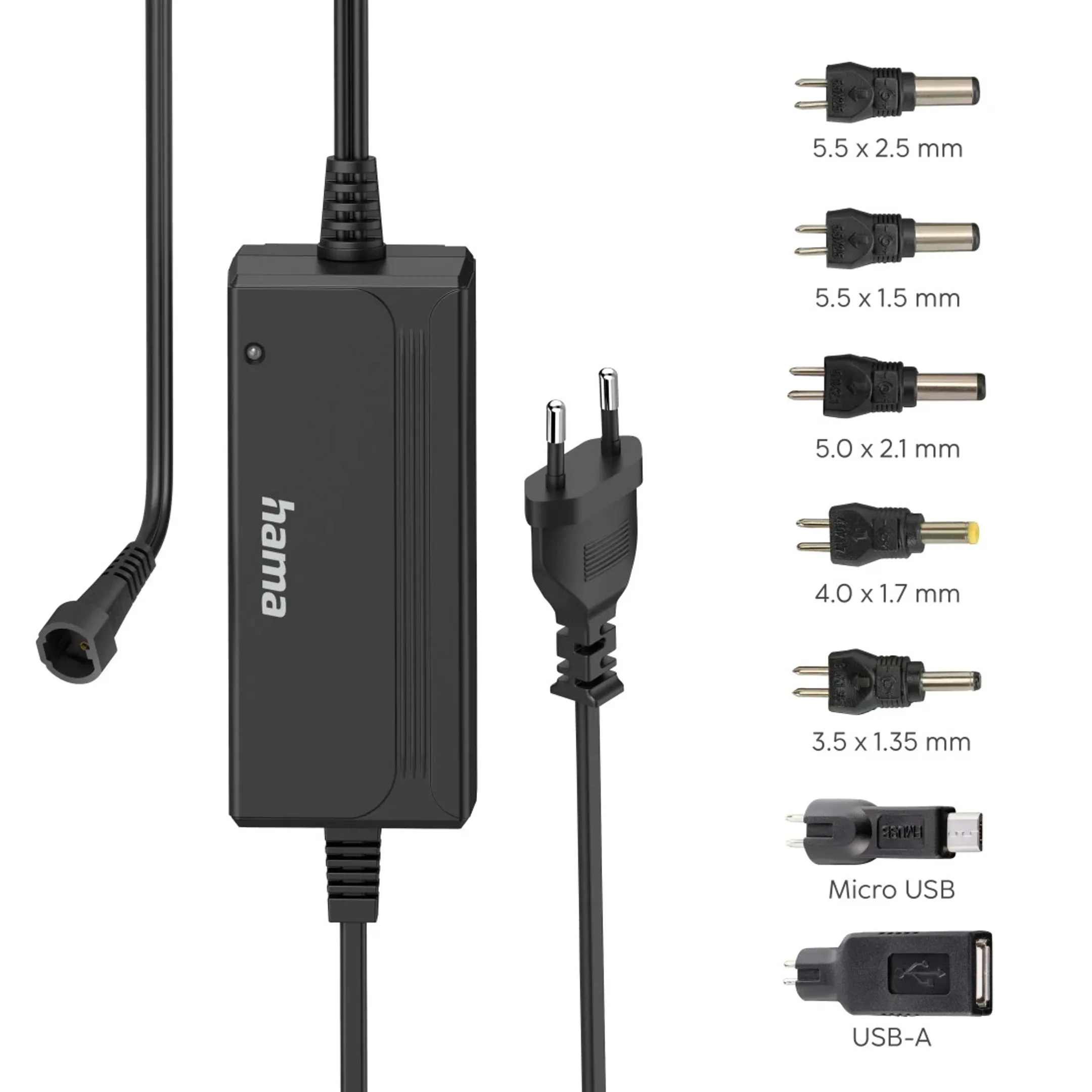 Universele netadapter - 3000mA - 36W - 7 adapters