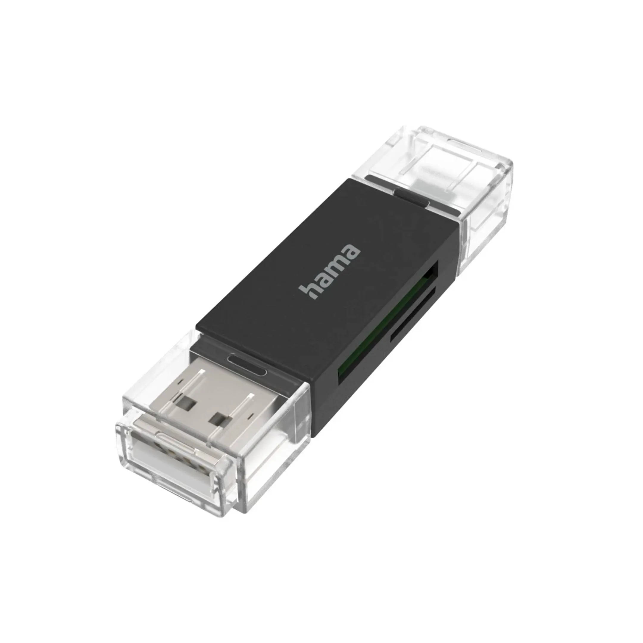 USB-kaartlezer - USB-A + Micro USB - USB 2.0 - SD/microSD