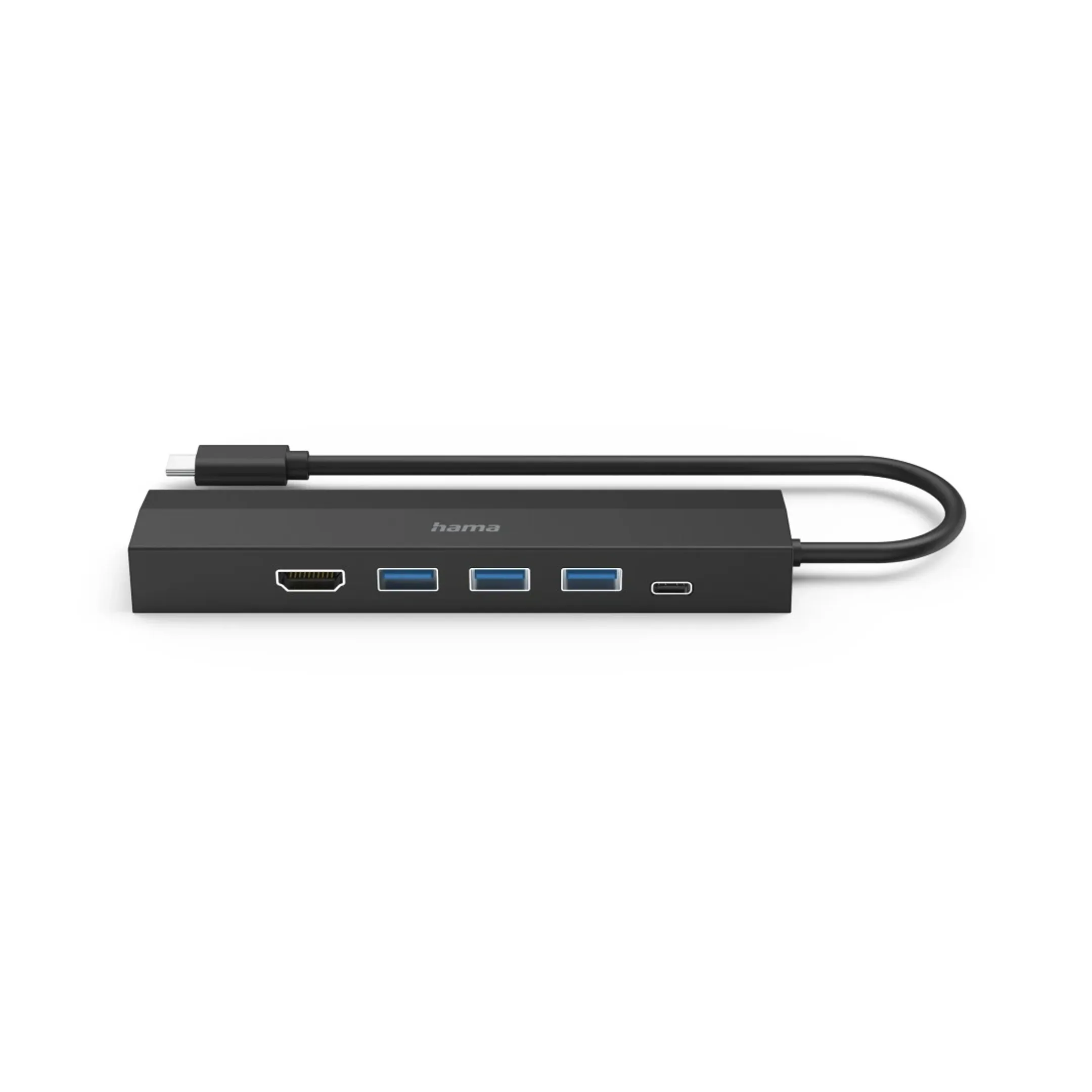 USB-C hub - Multi poort - 6 poorten - 3x USB-A, USB-C, HDMI, LAN/ethernet
