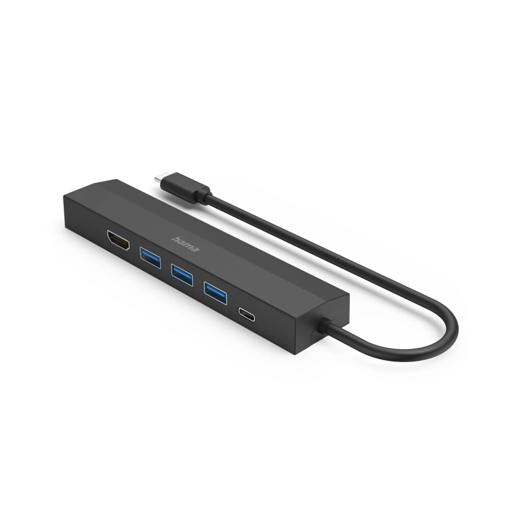 USB-C hub - Multi poort - 6 poorten - 3x USB-A, USB-C, HDMI, LAN/ethernet