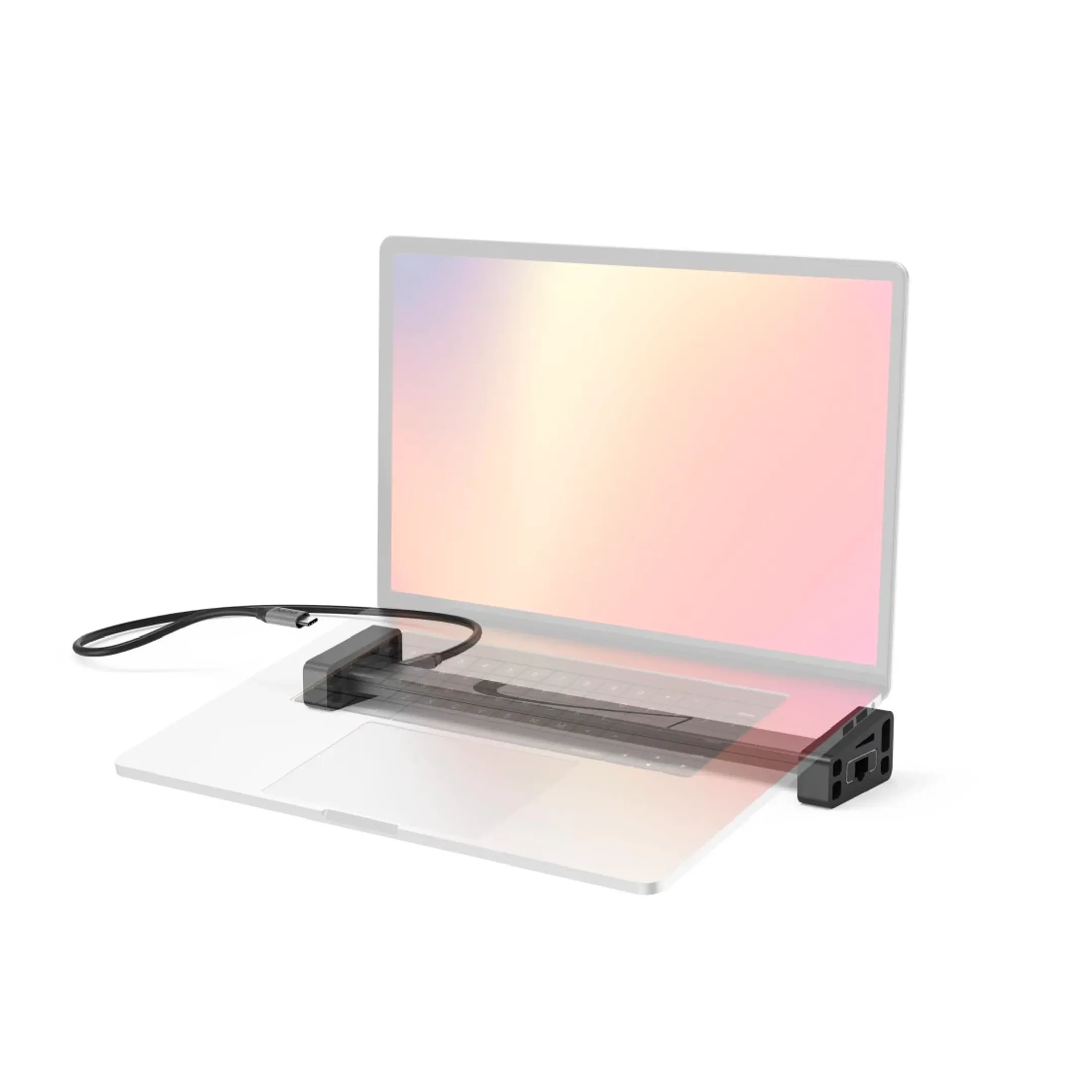 USB-C dockingstation - 12 poorten - Siliconen voeten