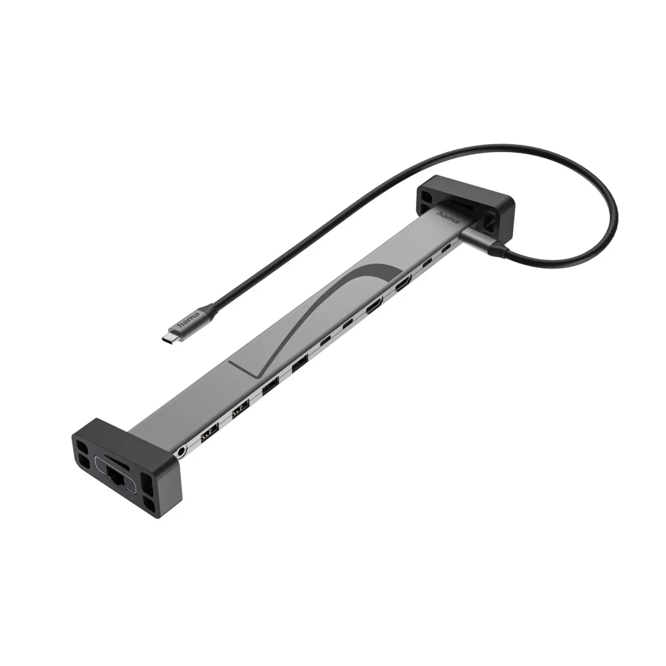 USB-C dockingstation - 12 poorten - Siliconen voeten