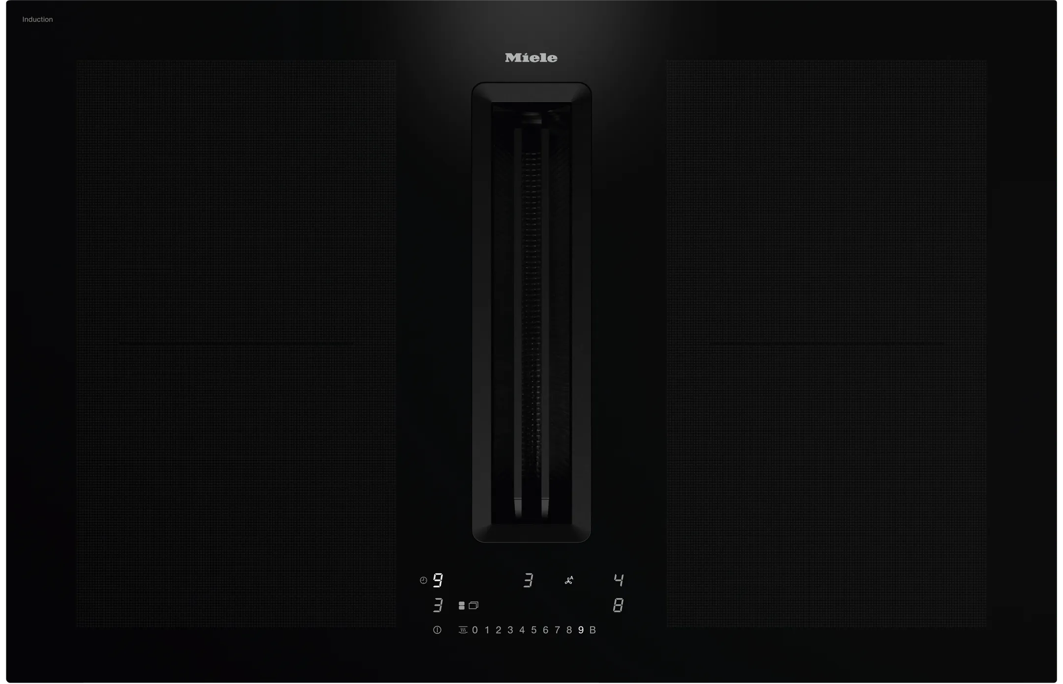 Taques avec hotte intégrée KMDA 7676-1 FL BlackPerfection