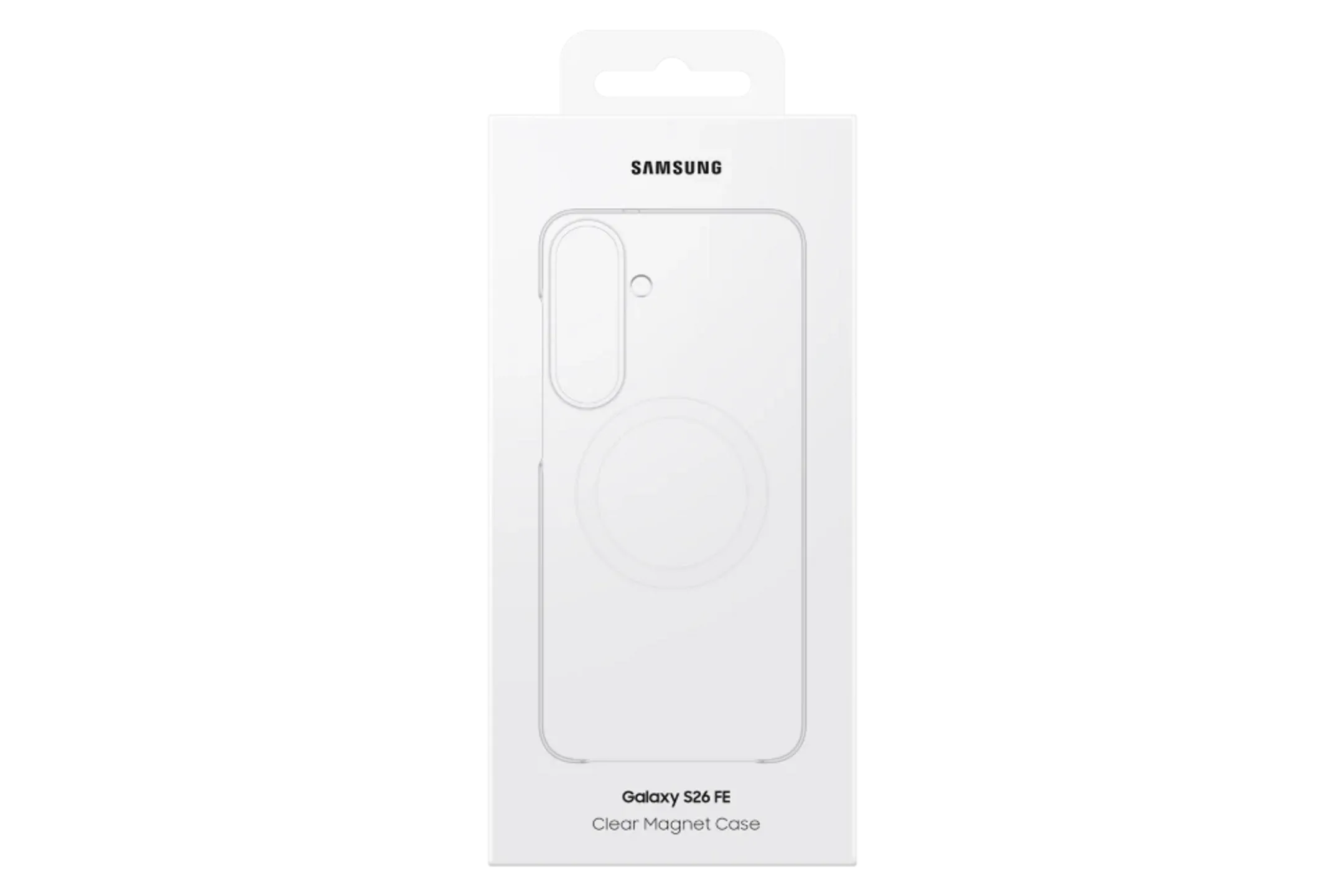 Coque magnétique transparente pour Galaxy S26FE - Transparente