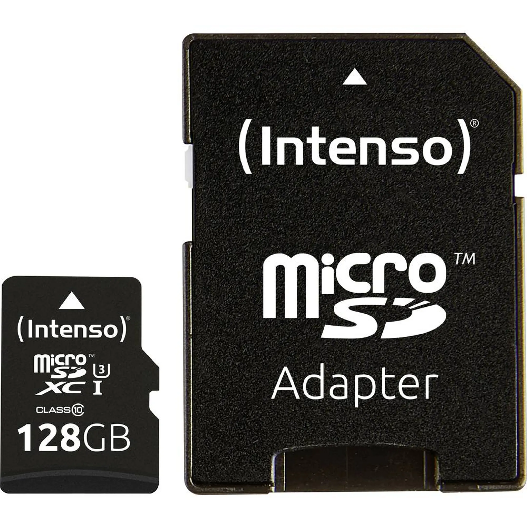 MicroSDXC card 128 GB Class 10, UHS-I incl. SD adapter