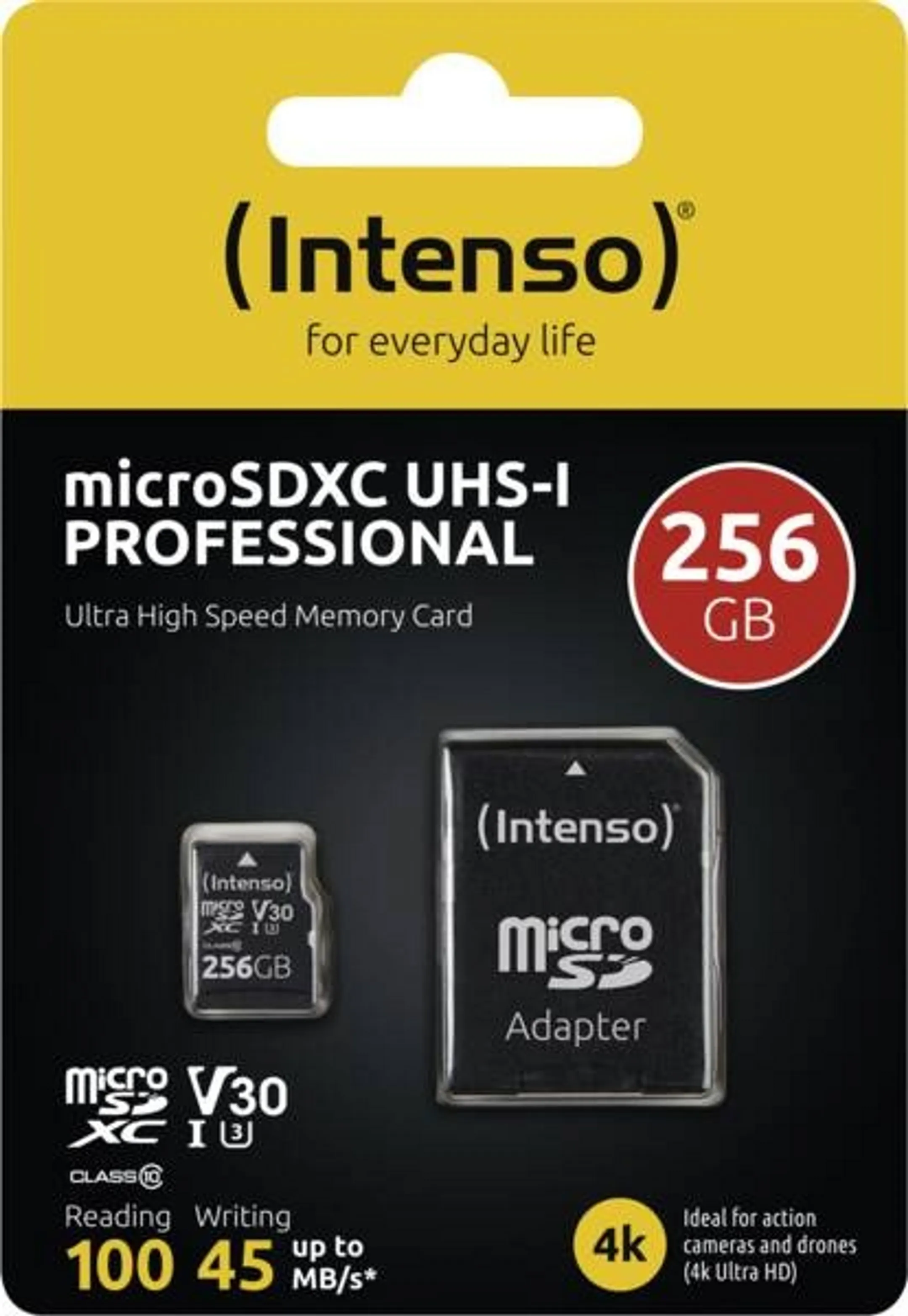 MicroSD card UHS-I Professional 256GB